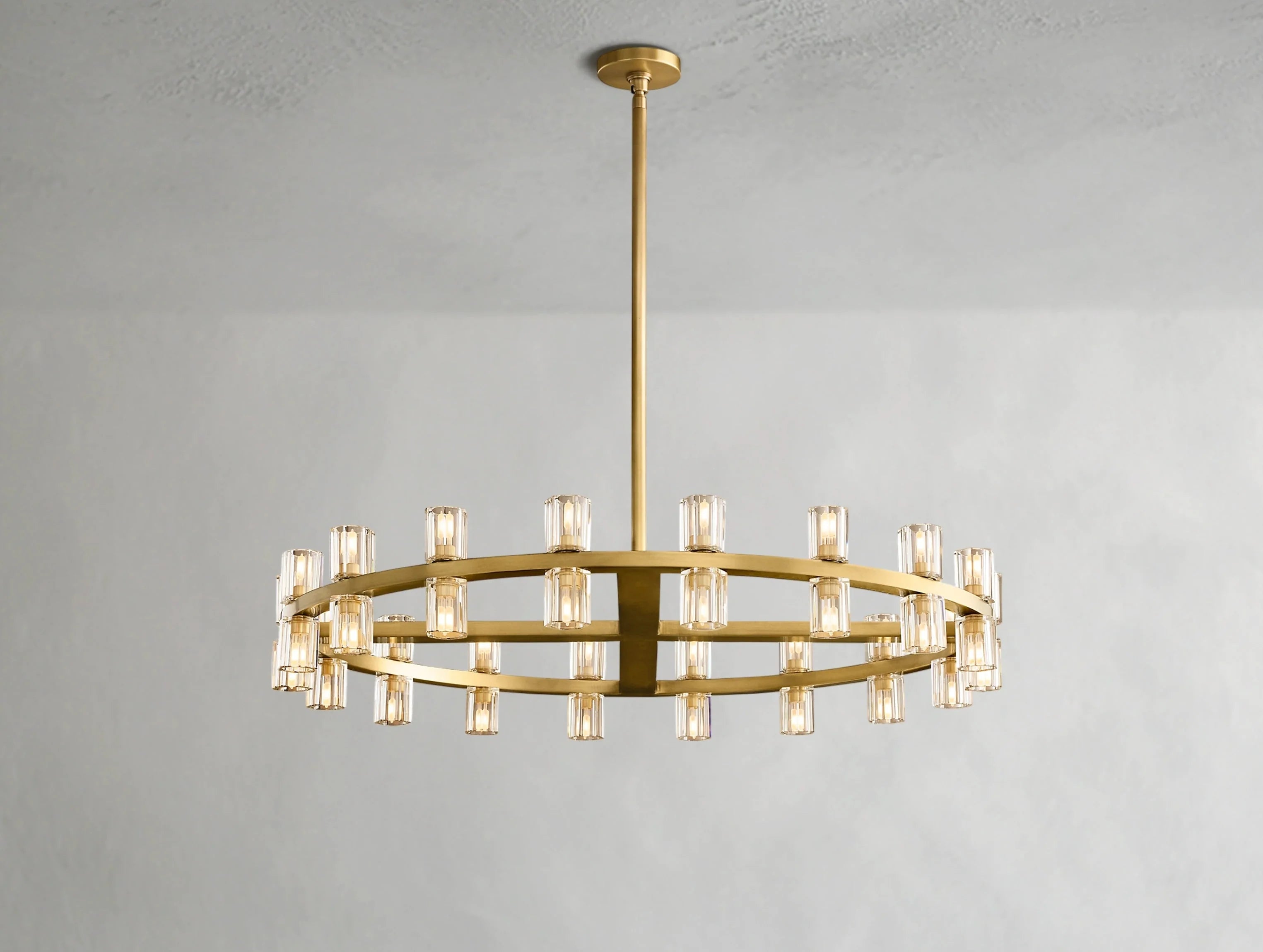 Gearra LED Round Chandelier ZELNO LIGHTING