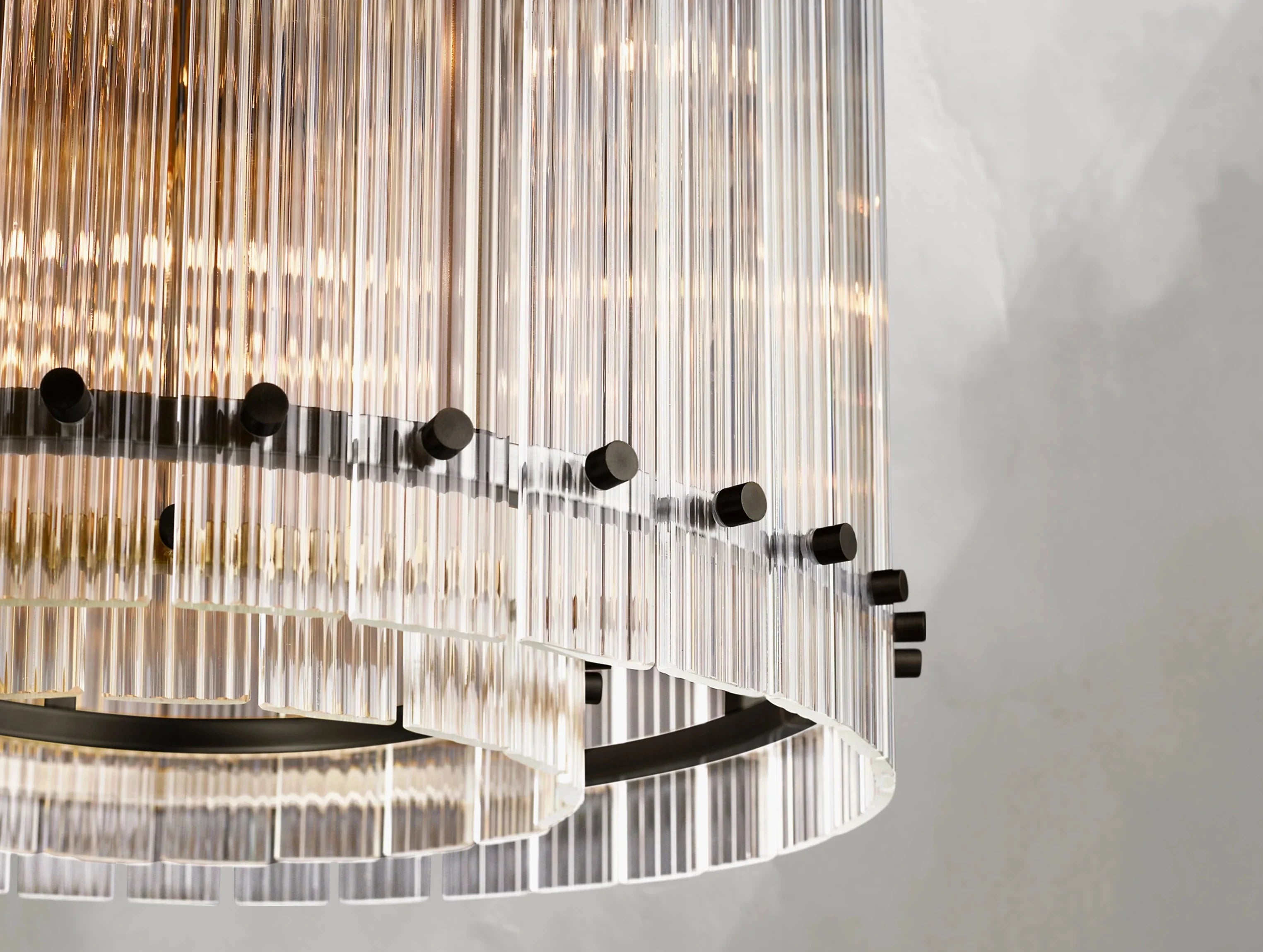 Royce Round Chandelier ZELNO LIGHTING