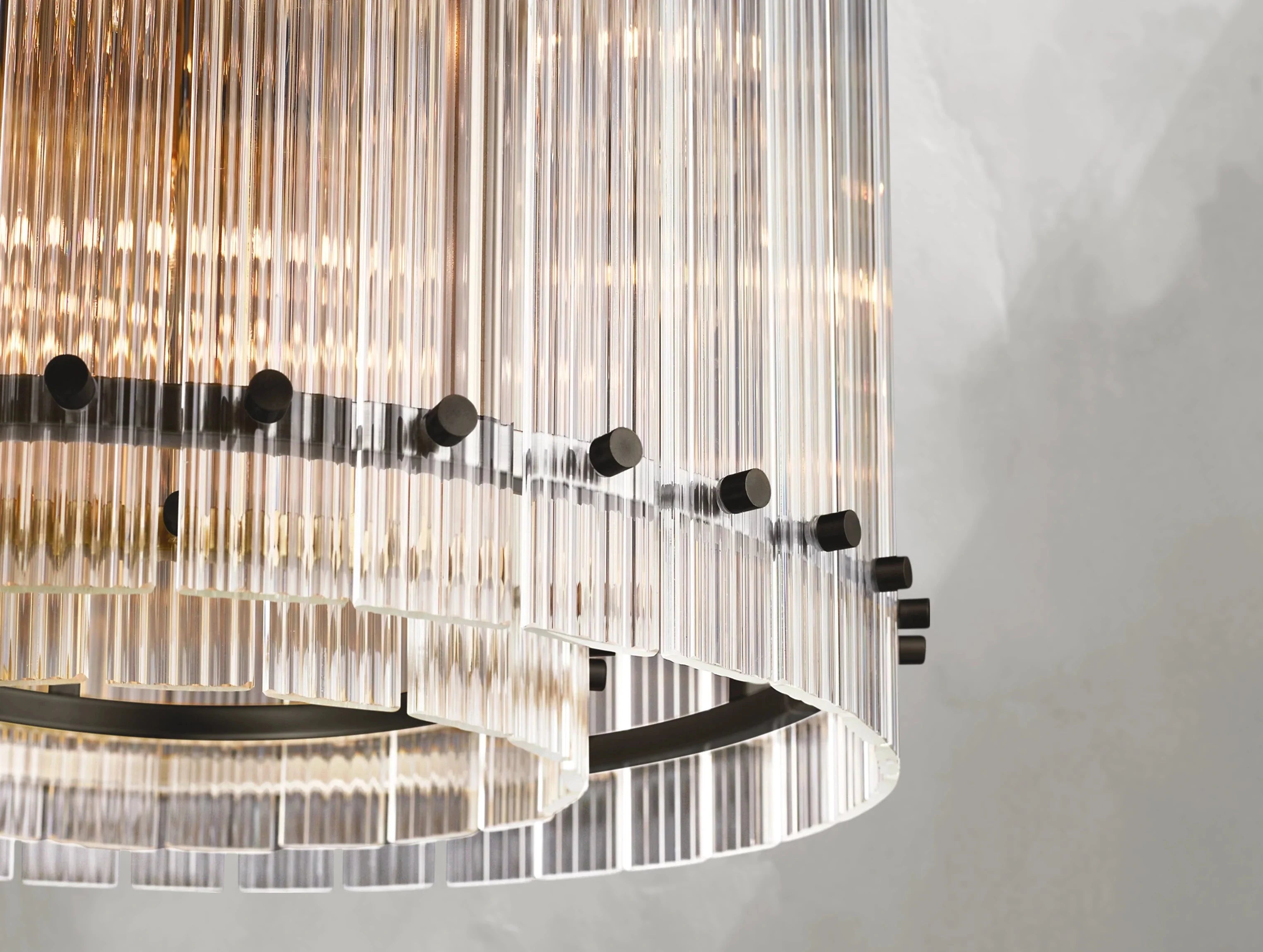Royce Round Chandelier ZELNO LIGHTING