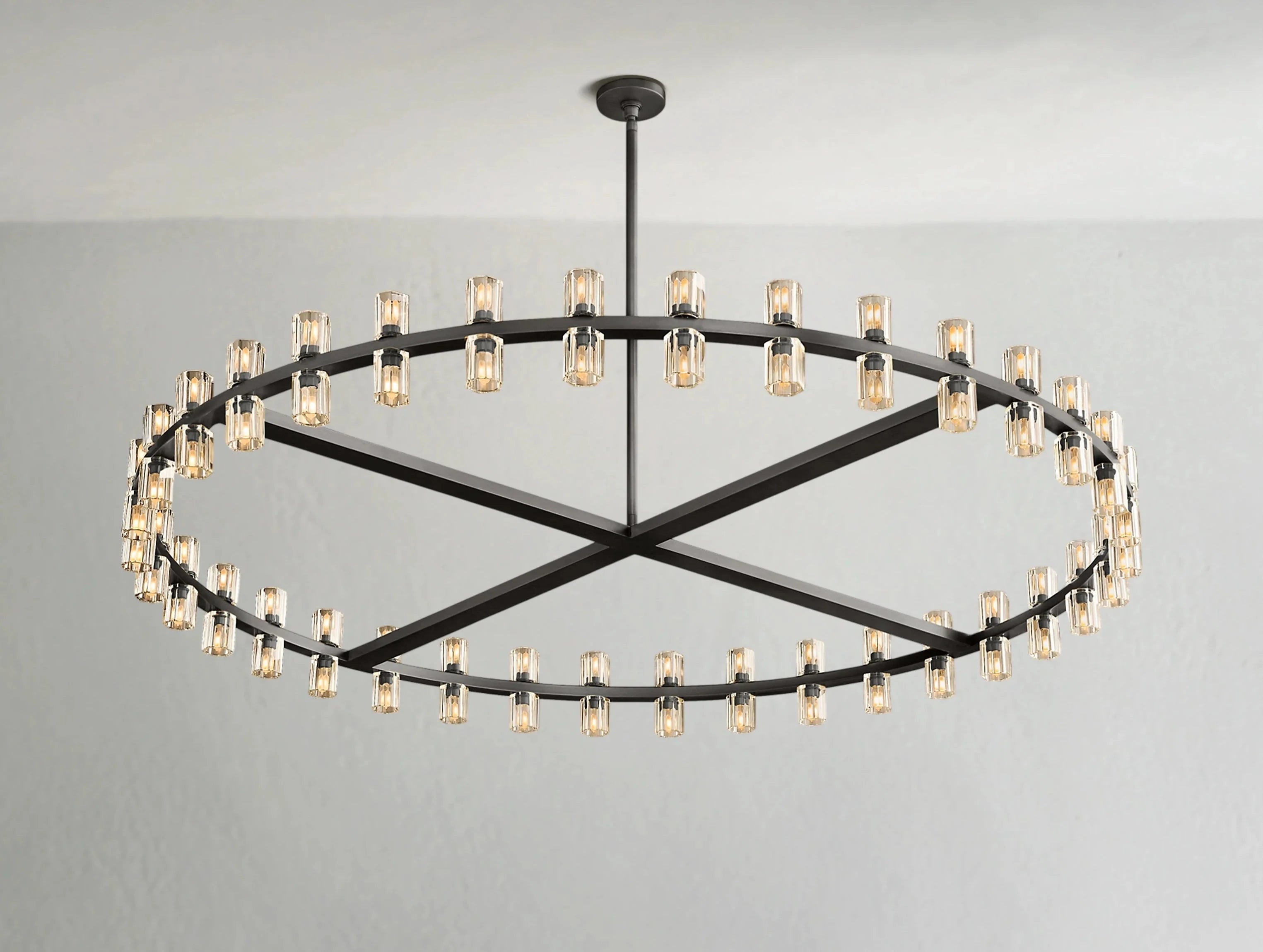 Gearra LED Round Chandelier ZELNO LIGHTING