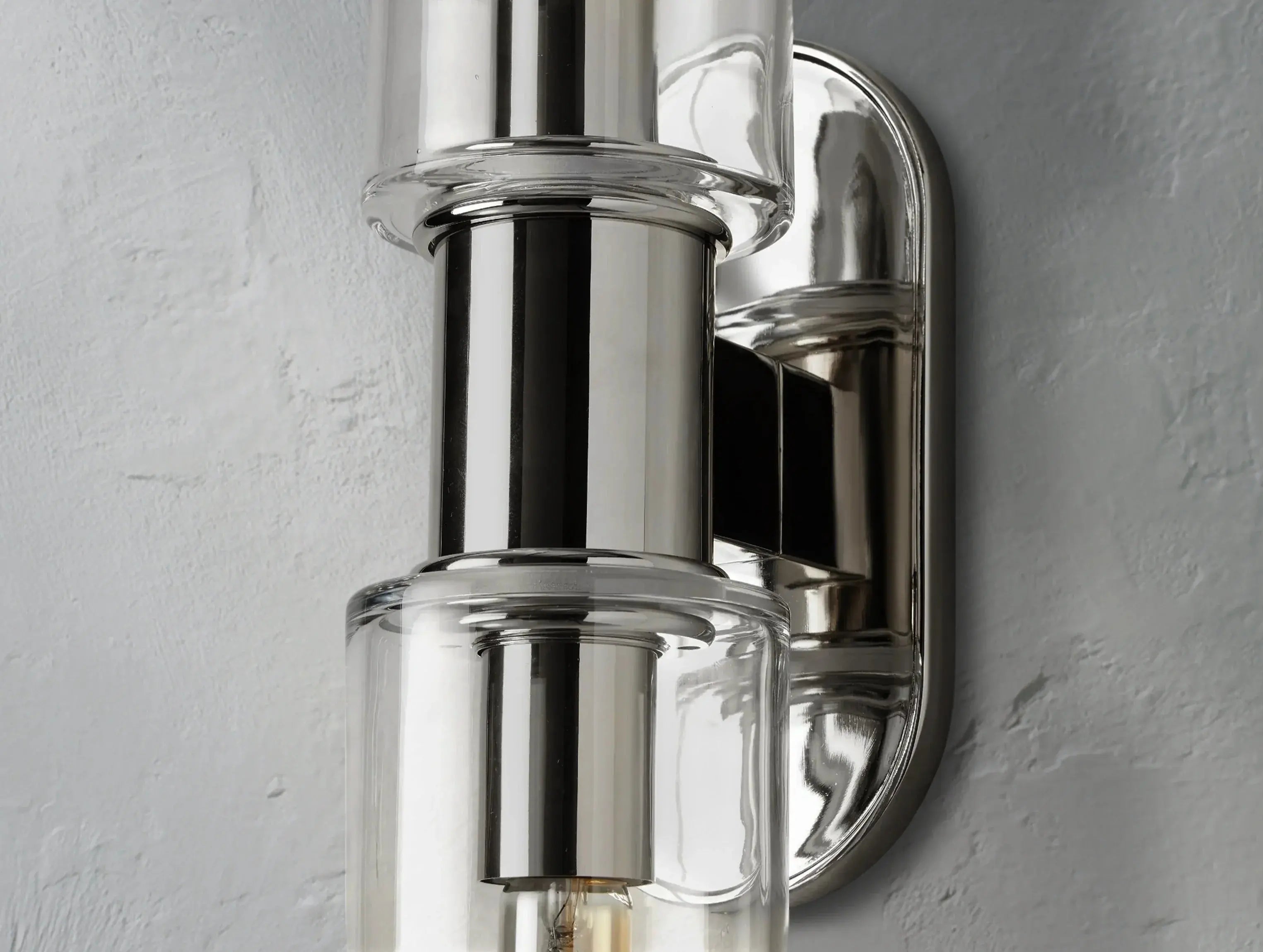 Horlin Double Sconce in Clear ZELNO LIGHTING