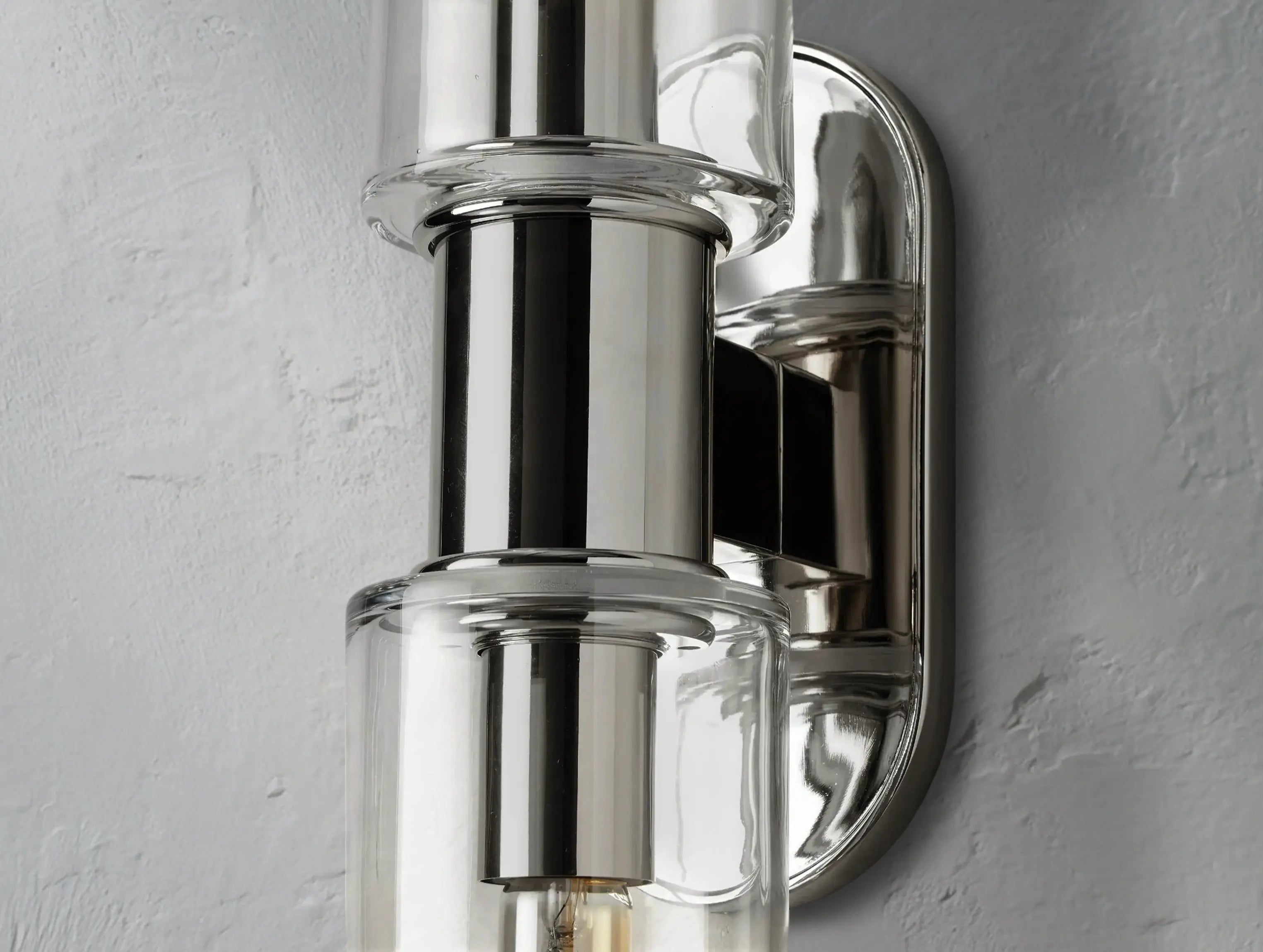 Horlin Double Sconce in Clear ZELNO LIGHTING