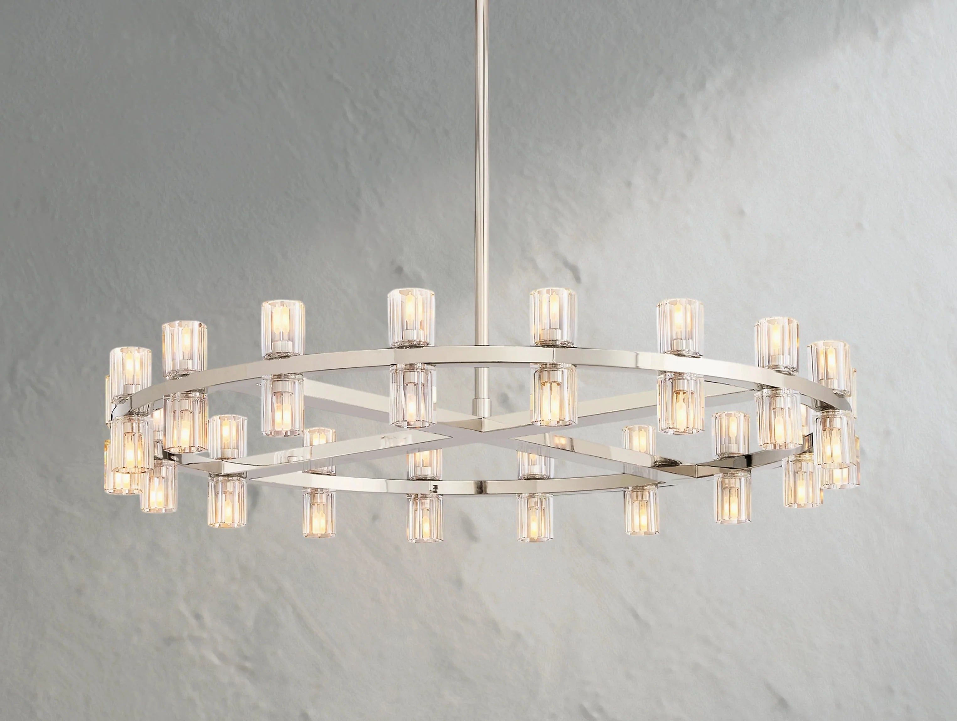Gearra LED Round Chandelier ZELNO LIGHTING