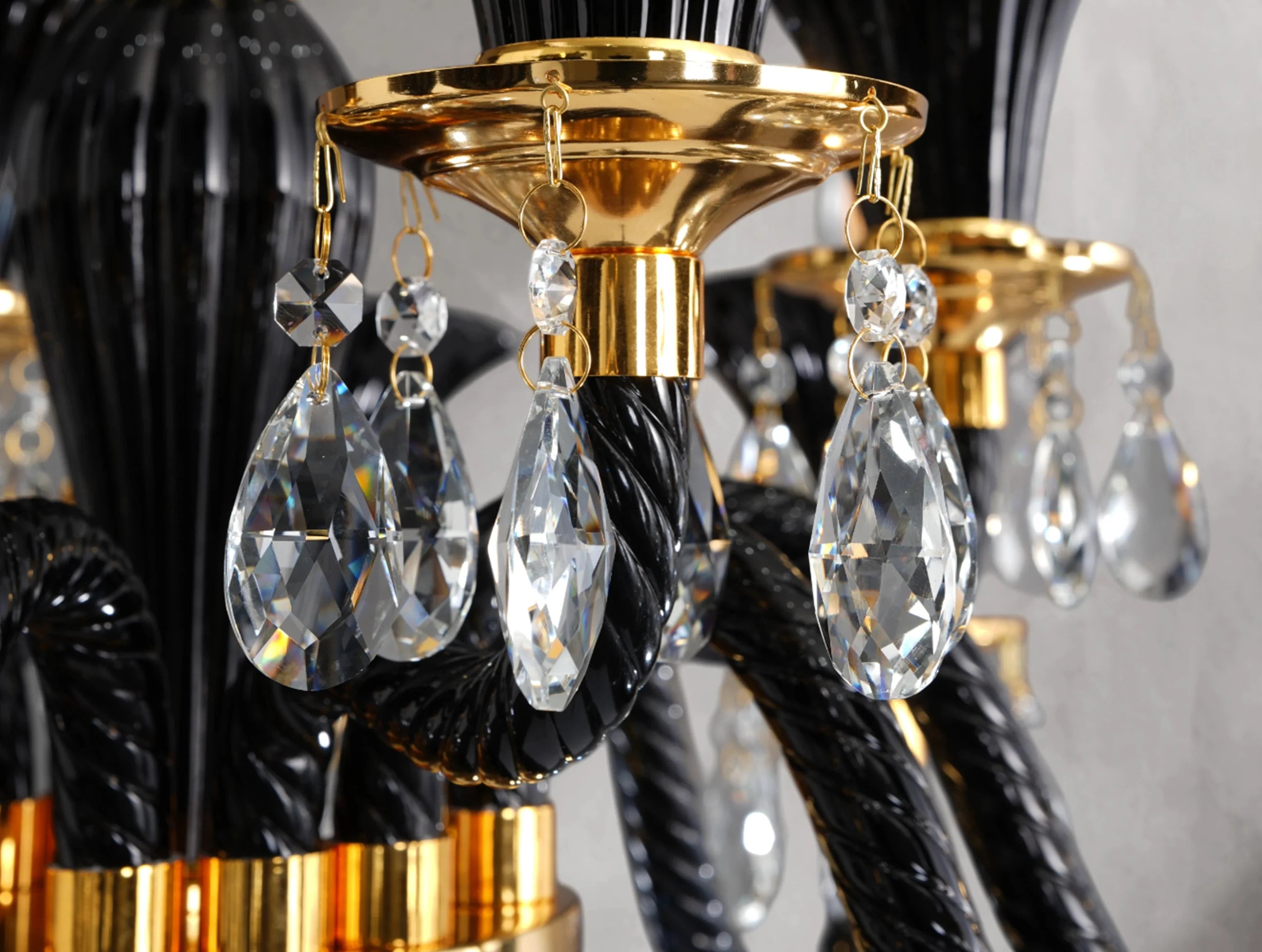 Notiasus Glass Round Chandelier ZELNO LIGHTING
