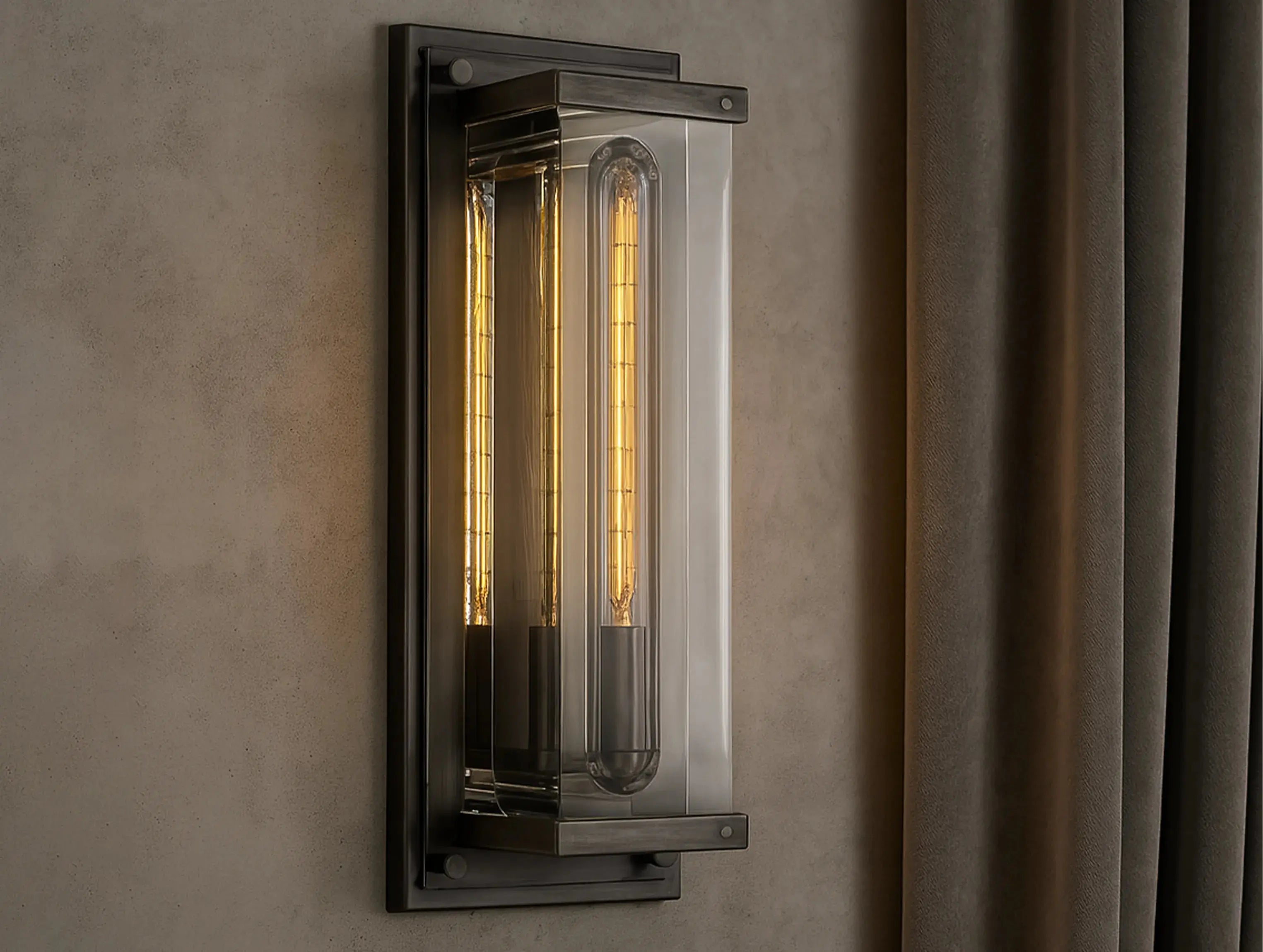 Soiley Grand Rectangular Sconce ZELNO LIGHTING