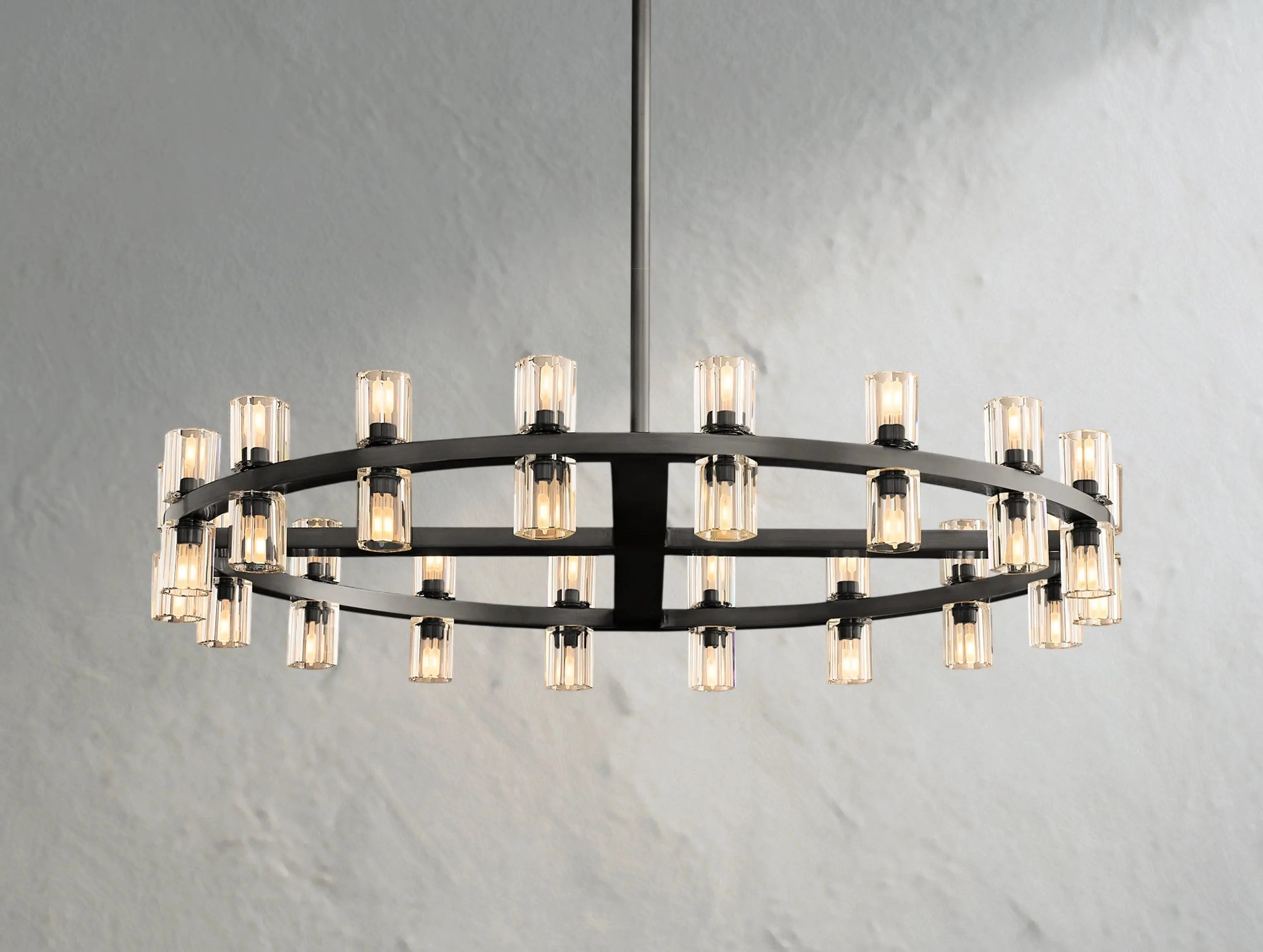 Gearra LED Round Chandelier ZELNO LIGHTING