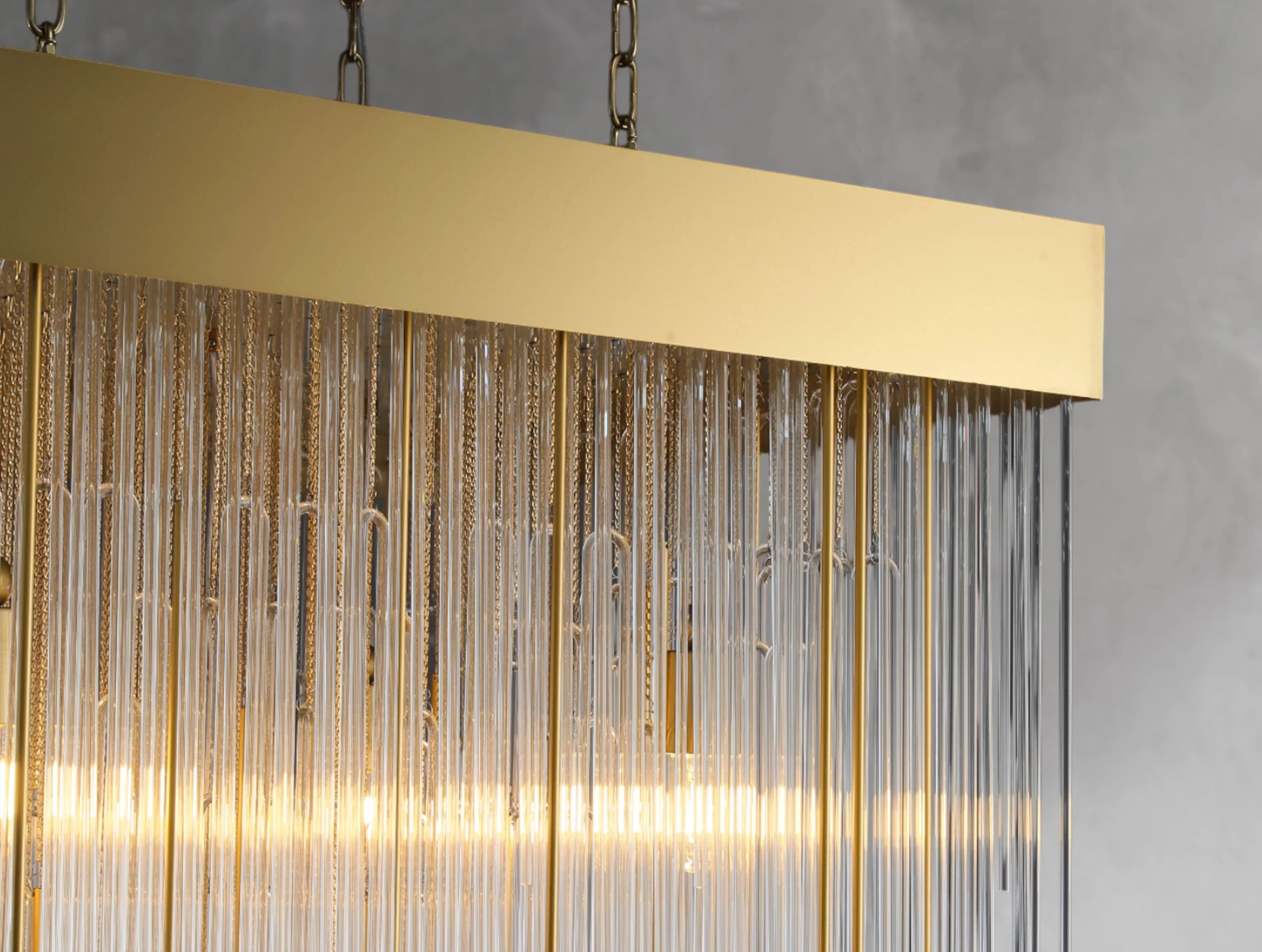 Casdaca Square Chandelier ZELNO LIGHTING