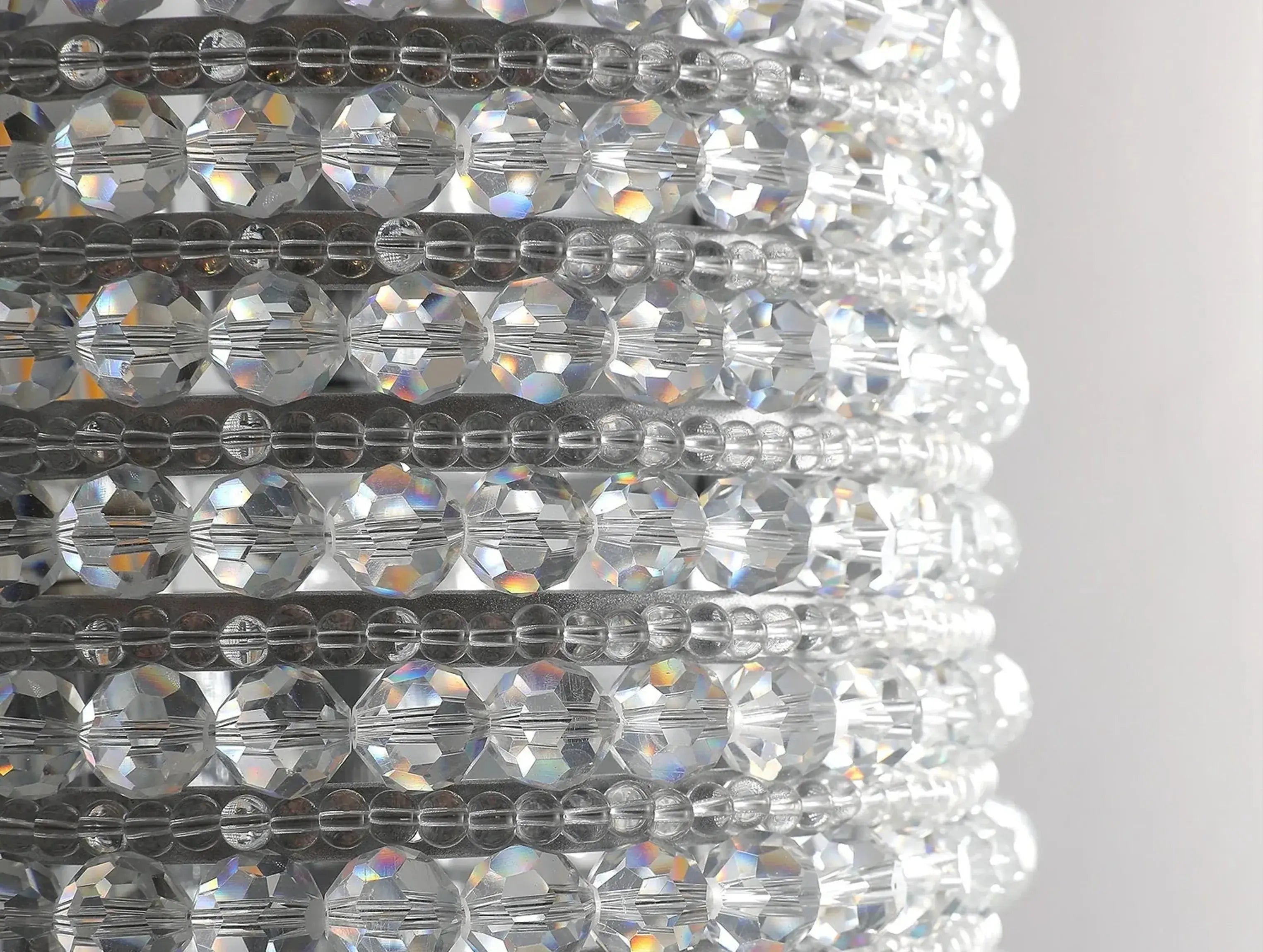 Macho Crystal Halo Clear Glass Sconce ZELNO LIGHTING