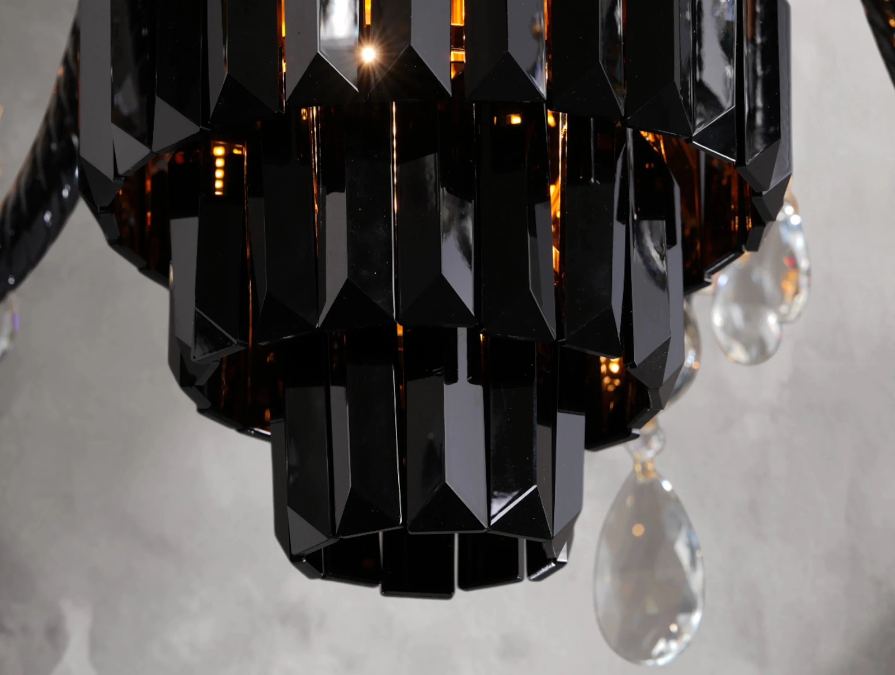 Notiasus Glass Round Chandelier ZELNO LIGHTING