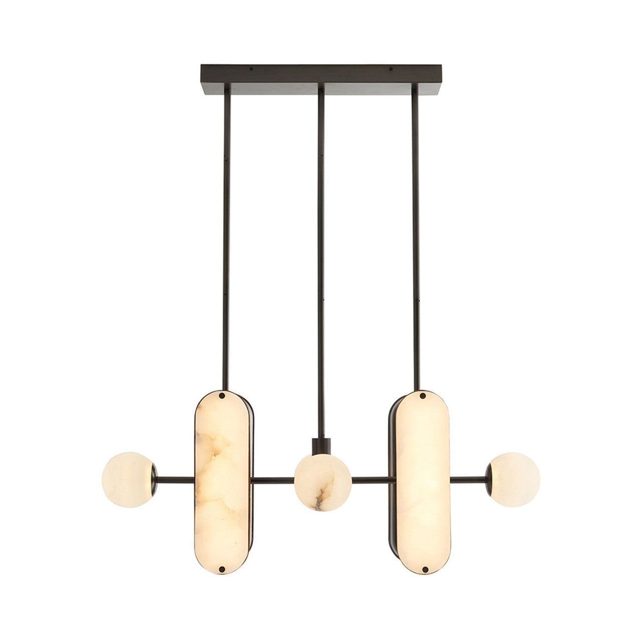 Maradona Pendant Light, Designer Choice Linear Chandelier - Zelnolighting