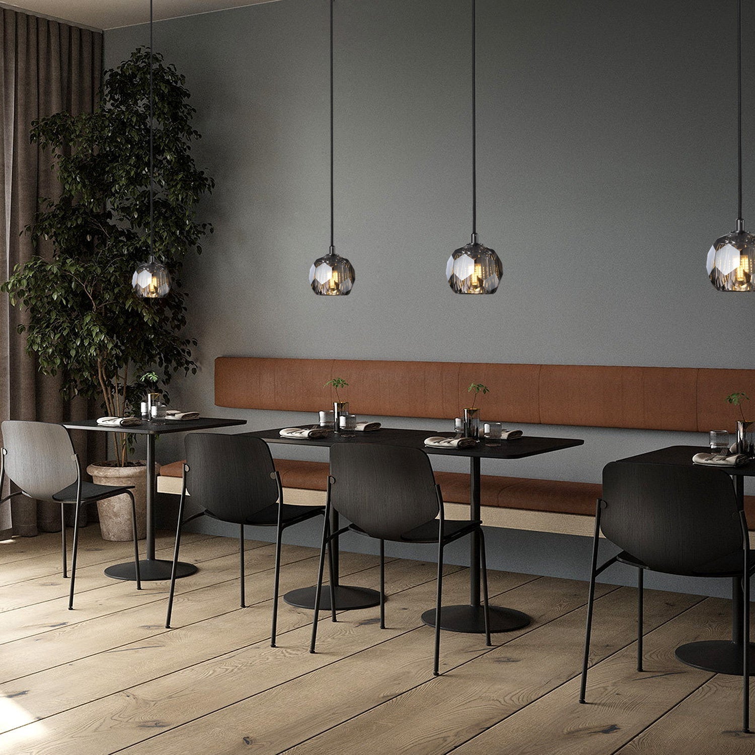 Bille De Crystal Kitchen Island Pendant Light