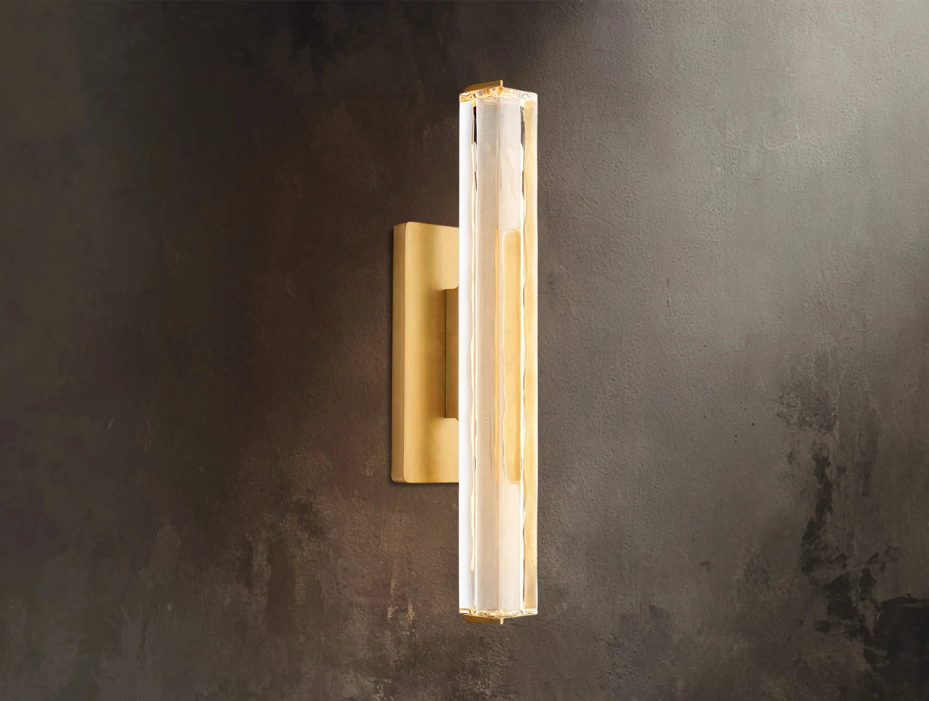 Ardubon Crystal Single Sconce ZELNO LIGHTING