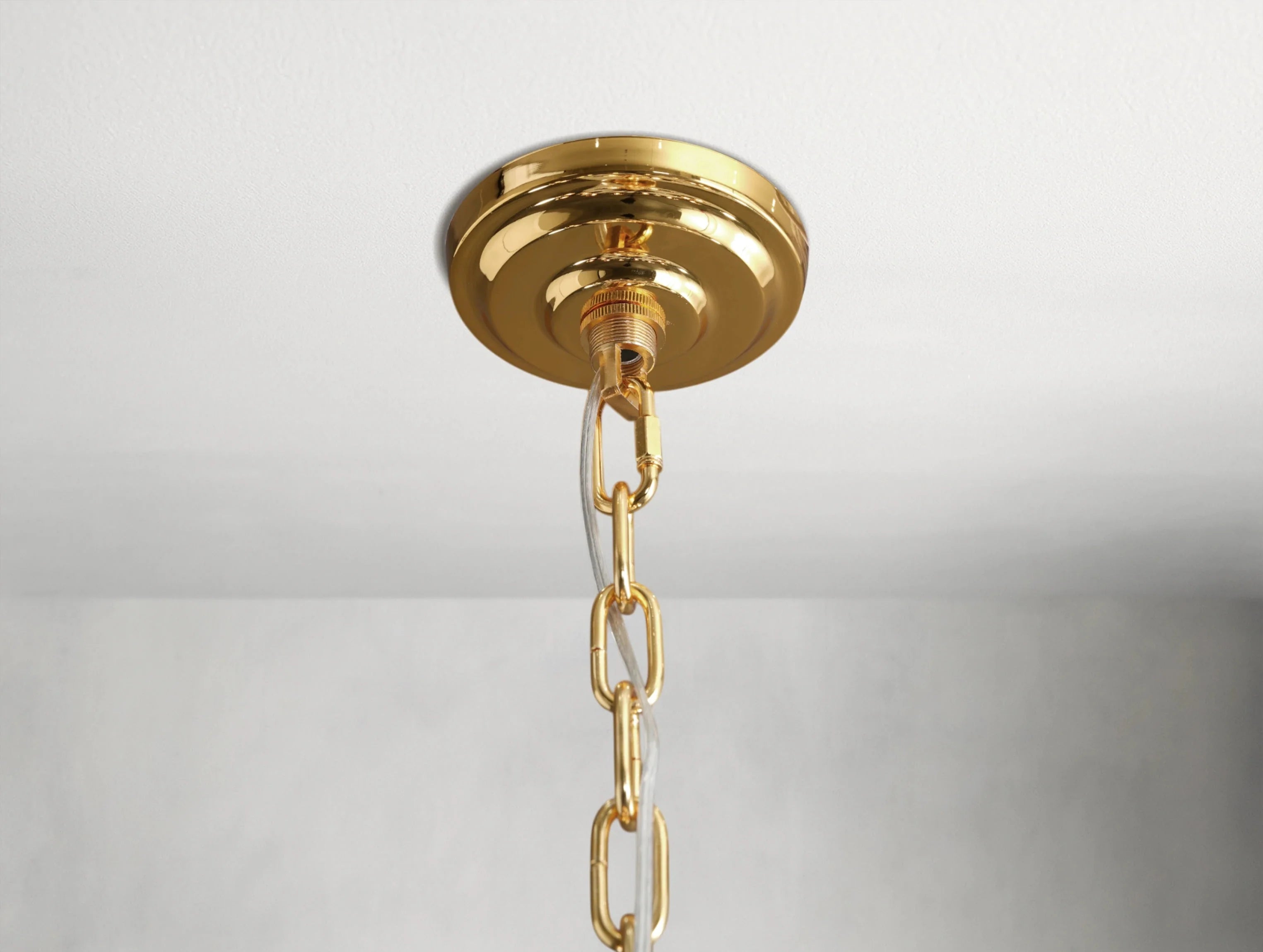 Notiasus Glass Round Chandelier ZELNO LIGHTING