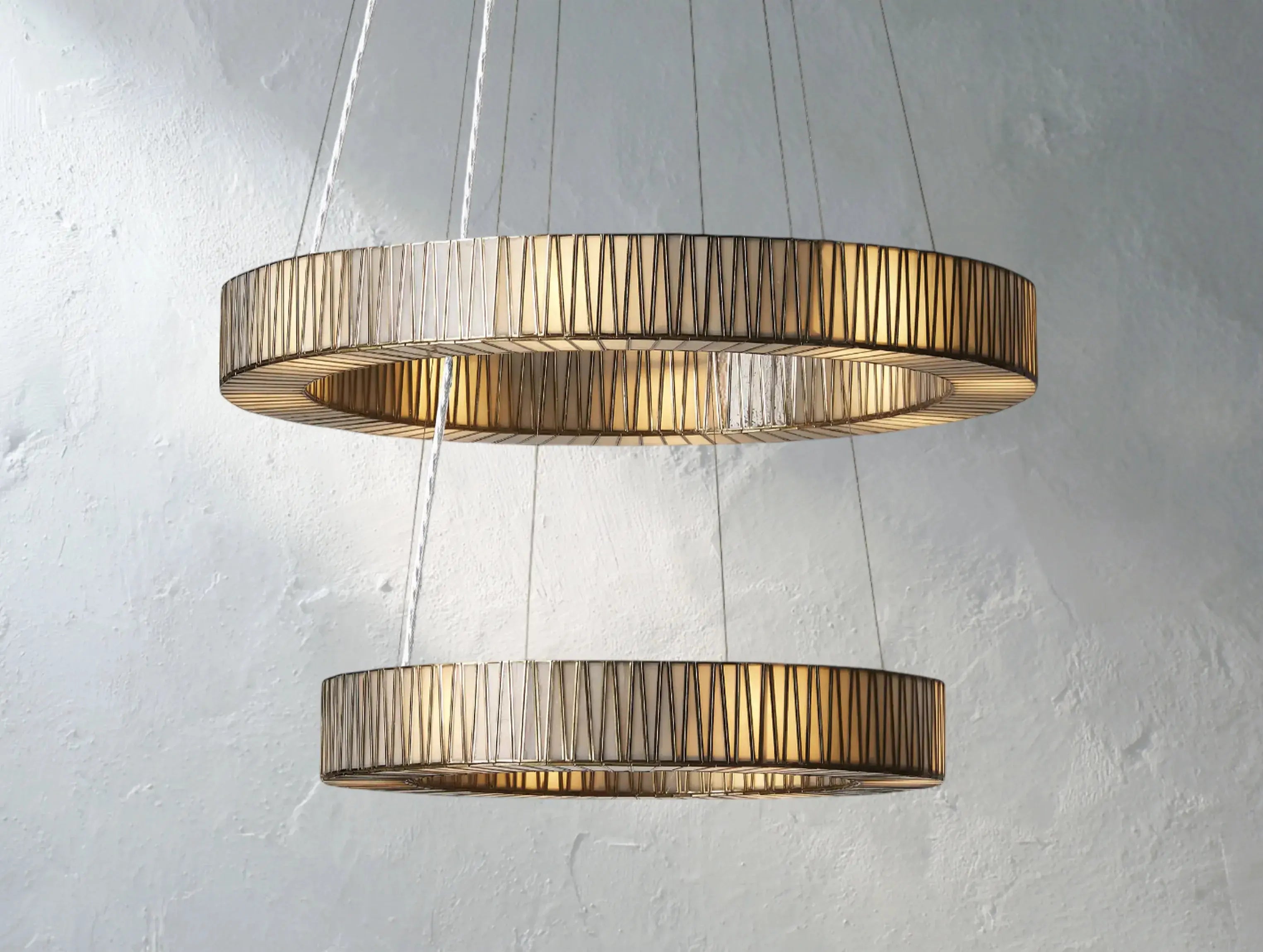 Junet 2-Tier Round Chandelier ZELNO LIGHTING