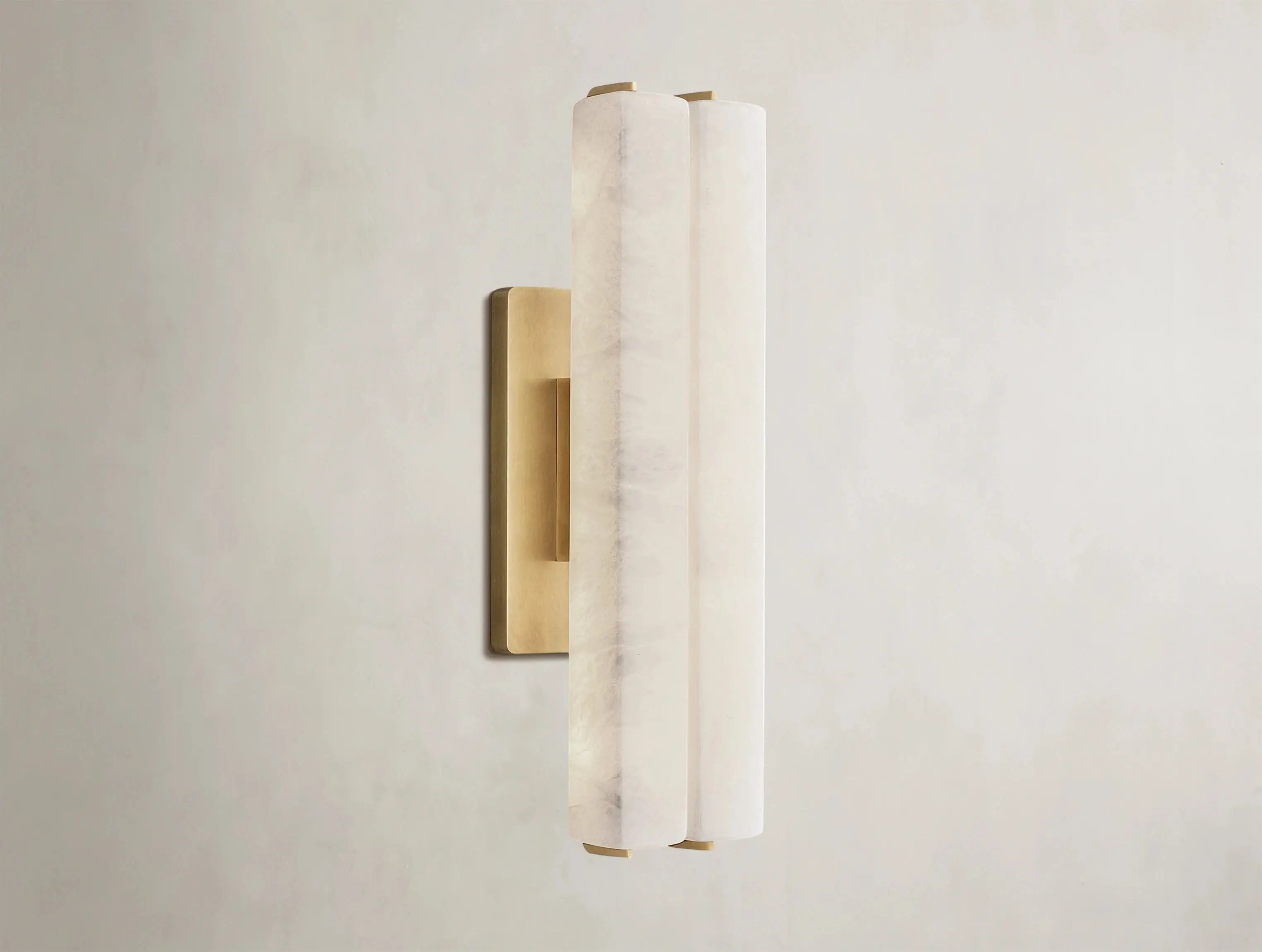 Ardubon Alabaster Double Sconce ZELNO LIGHTING