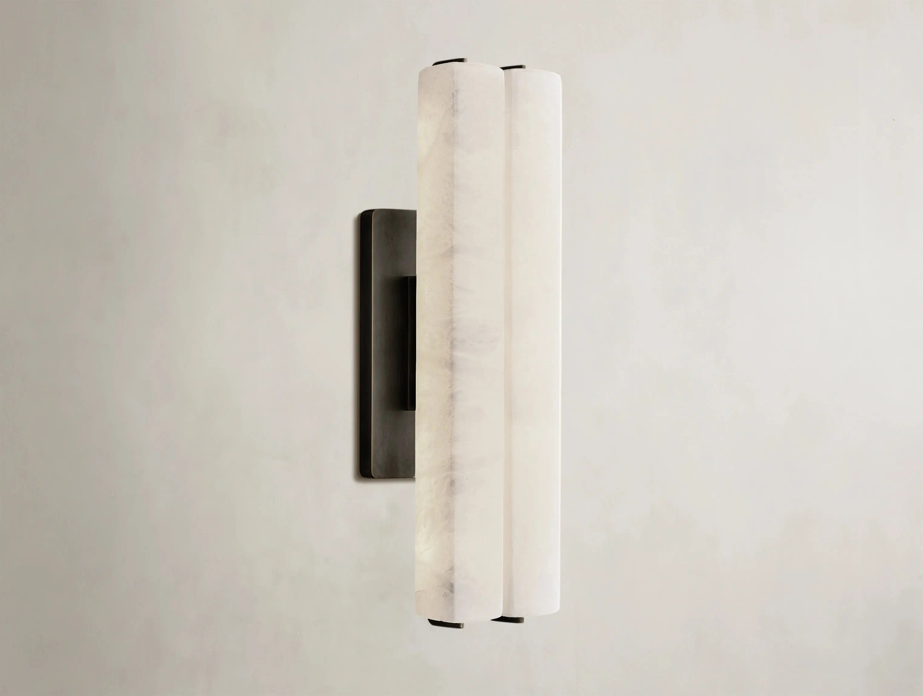 Ardubon Alabaster Double Sconce ZELNO LIGHTING