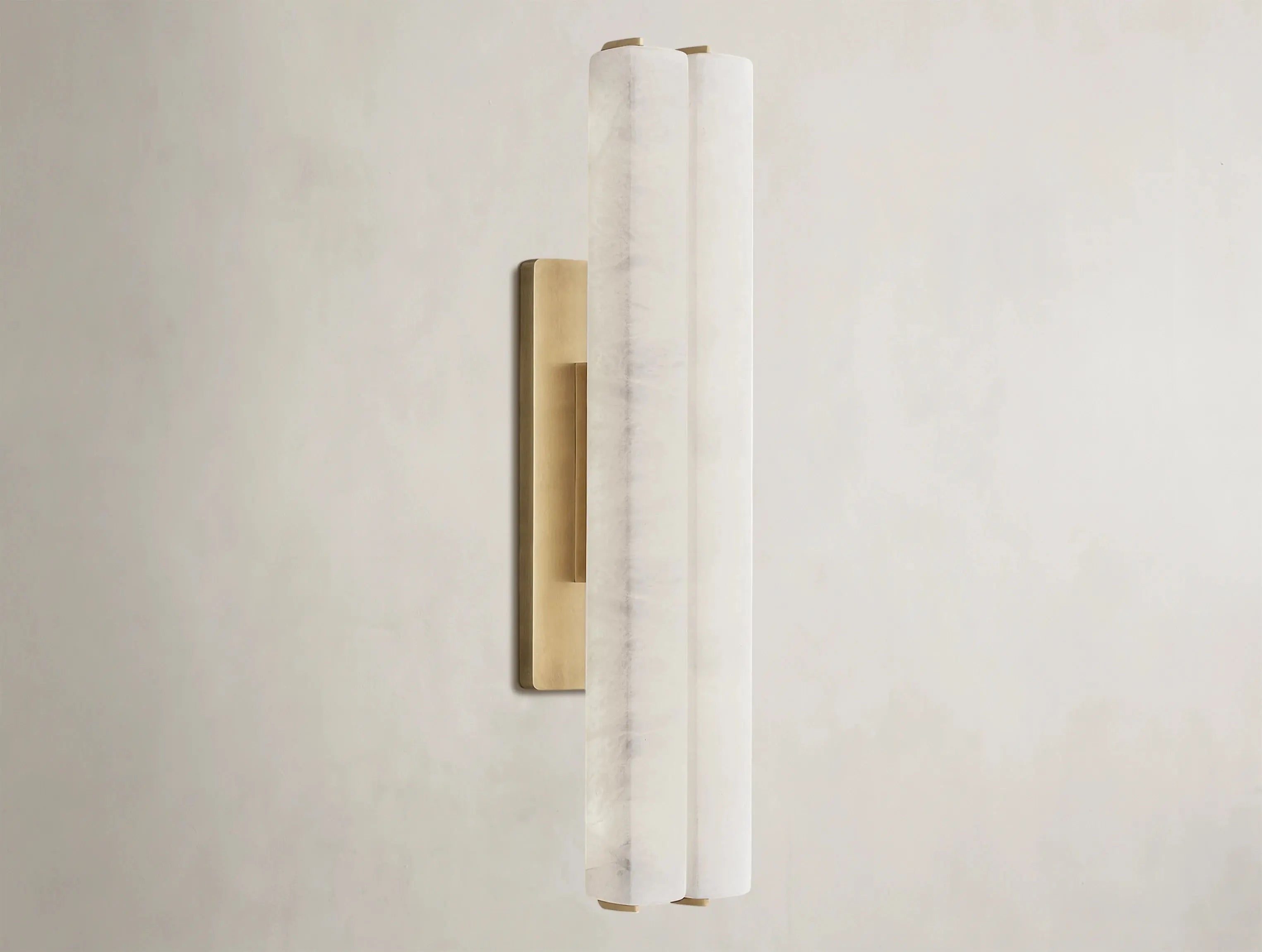 Ardubon Alabaster Double Sconce ZELNO LIGHTING
