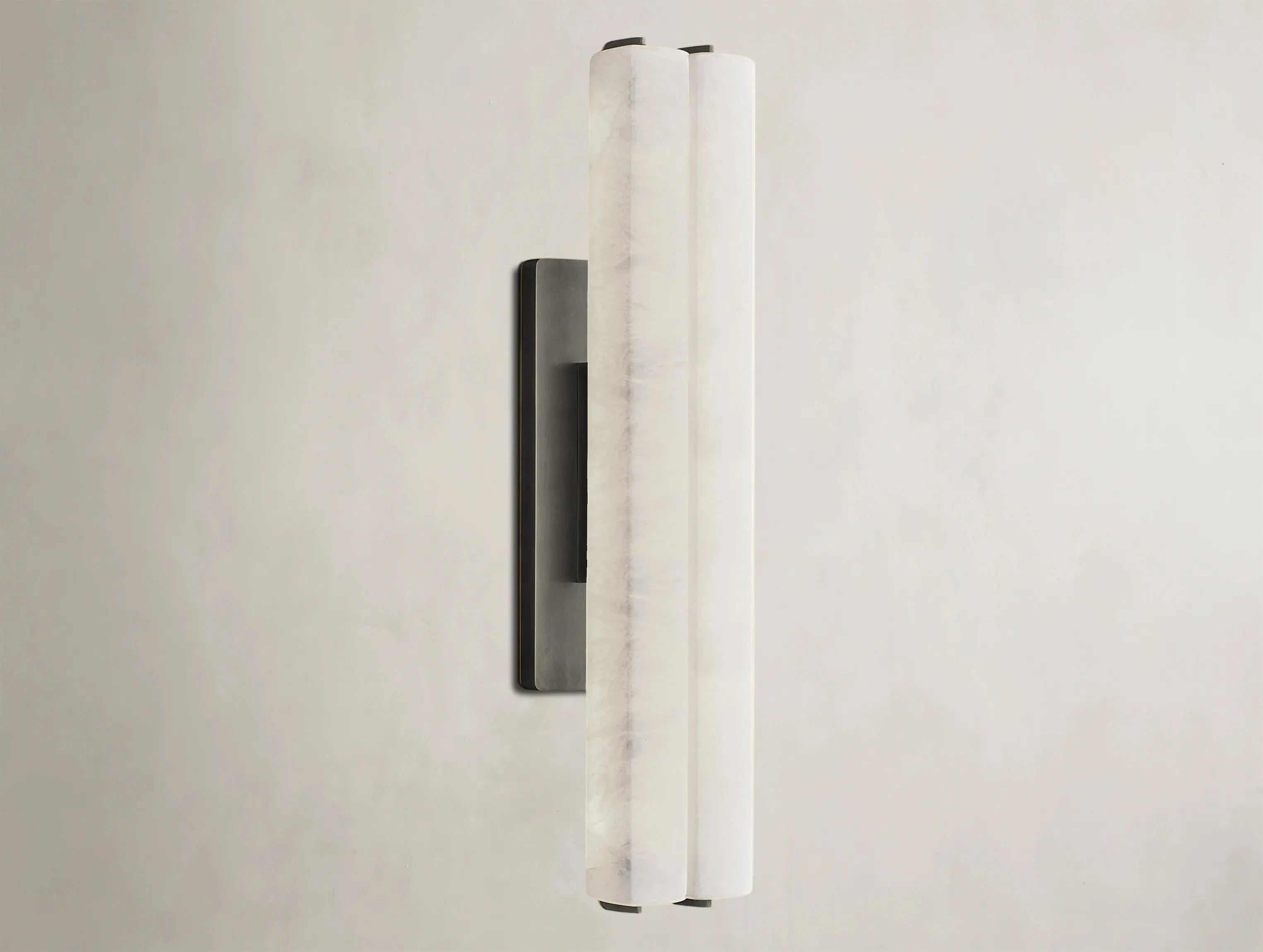 Ardubon Alabaster Double Sconce ZELNO LIGHTING