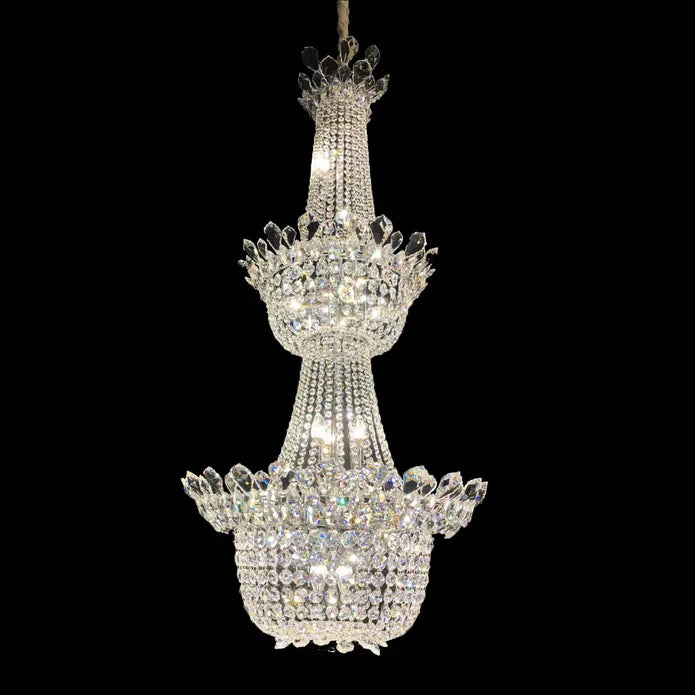 Luxury Empire Branch Crystal Chandelier Pendant Light for Entryway and Foyer - Zelnolighting
