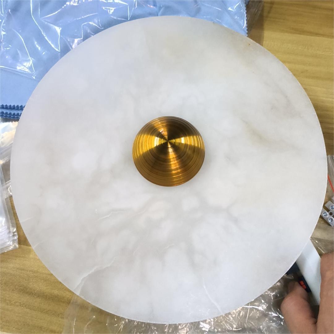 Alabaster Flushmount Wall Sconce - Zelnolighting