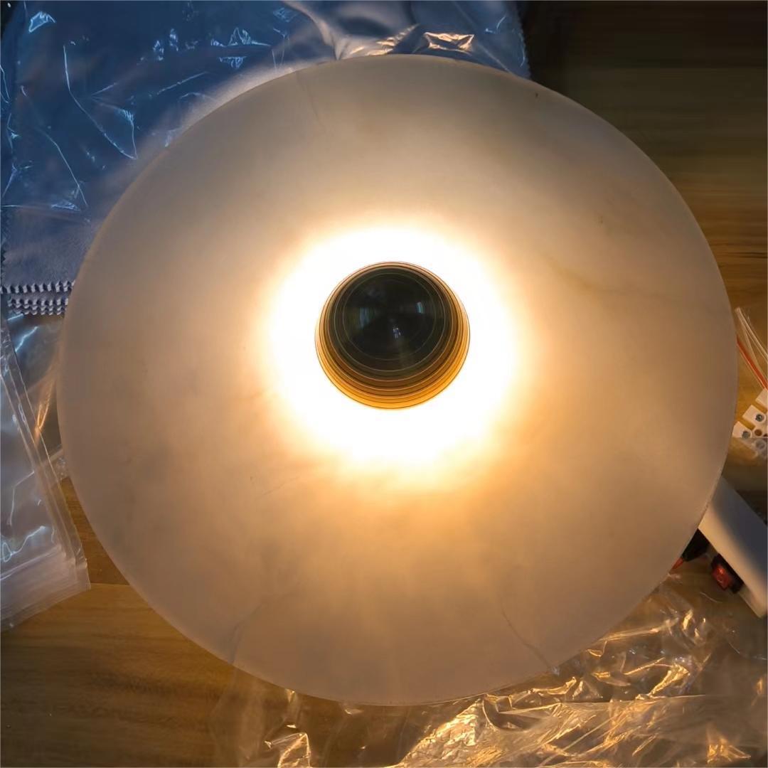 Alabaster Flushmount Wall Sconce - Zelnolighting