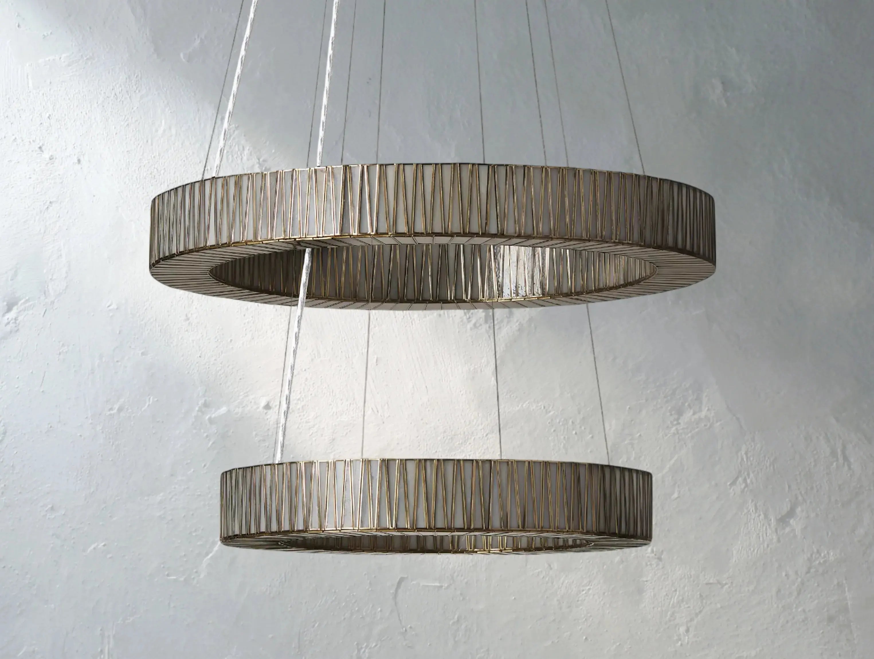 Junet 2-Tier Round Chandelier ZELNO LIGHTING