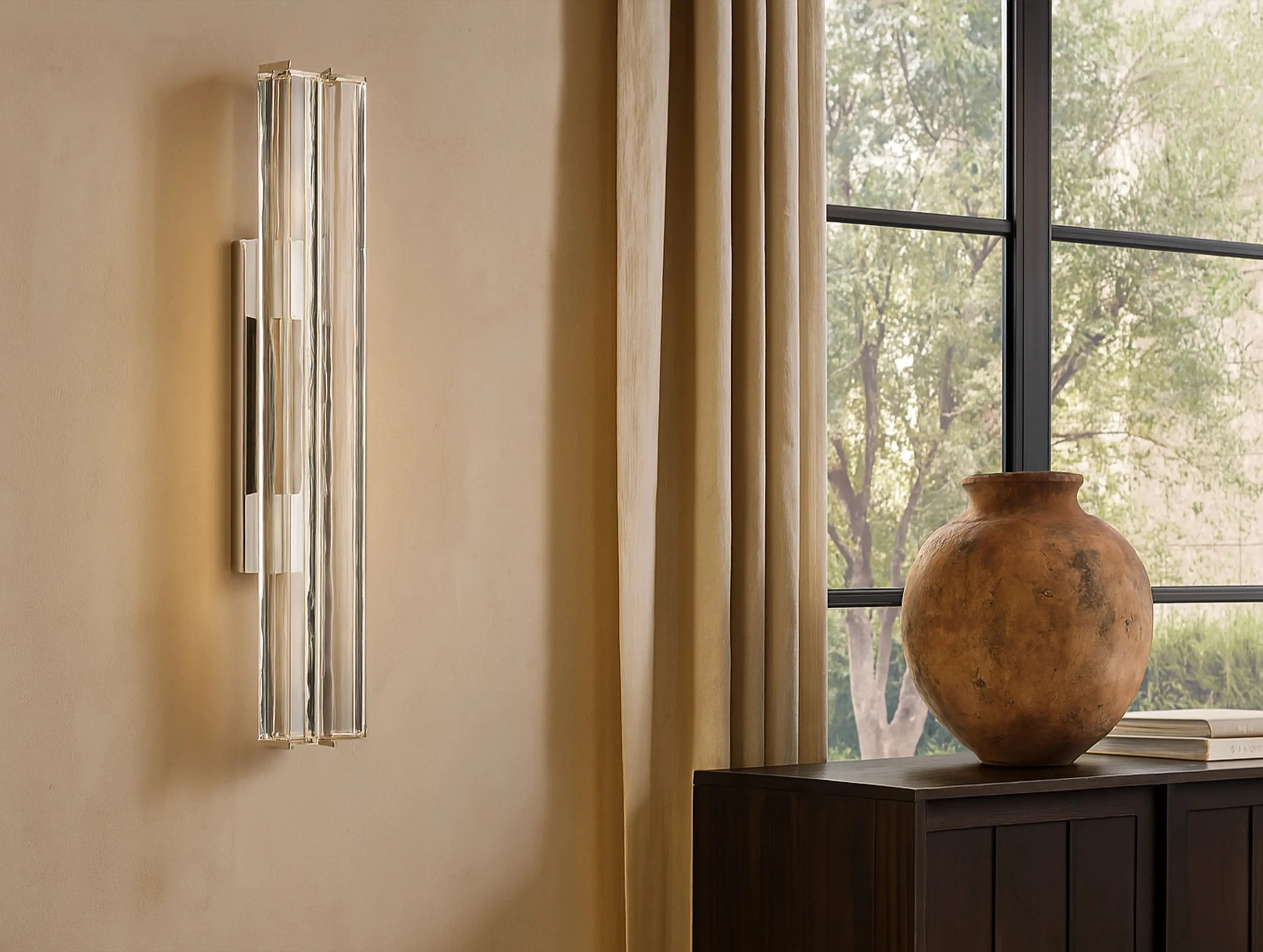 Ardubon Crystal Double Sconce ZELNO LIGHTING