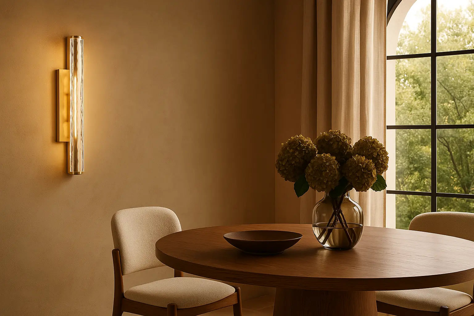 Ardubon Crystal Single Sconce ZELNO LIGHTING