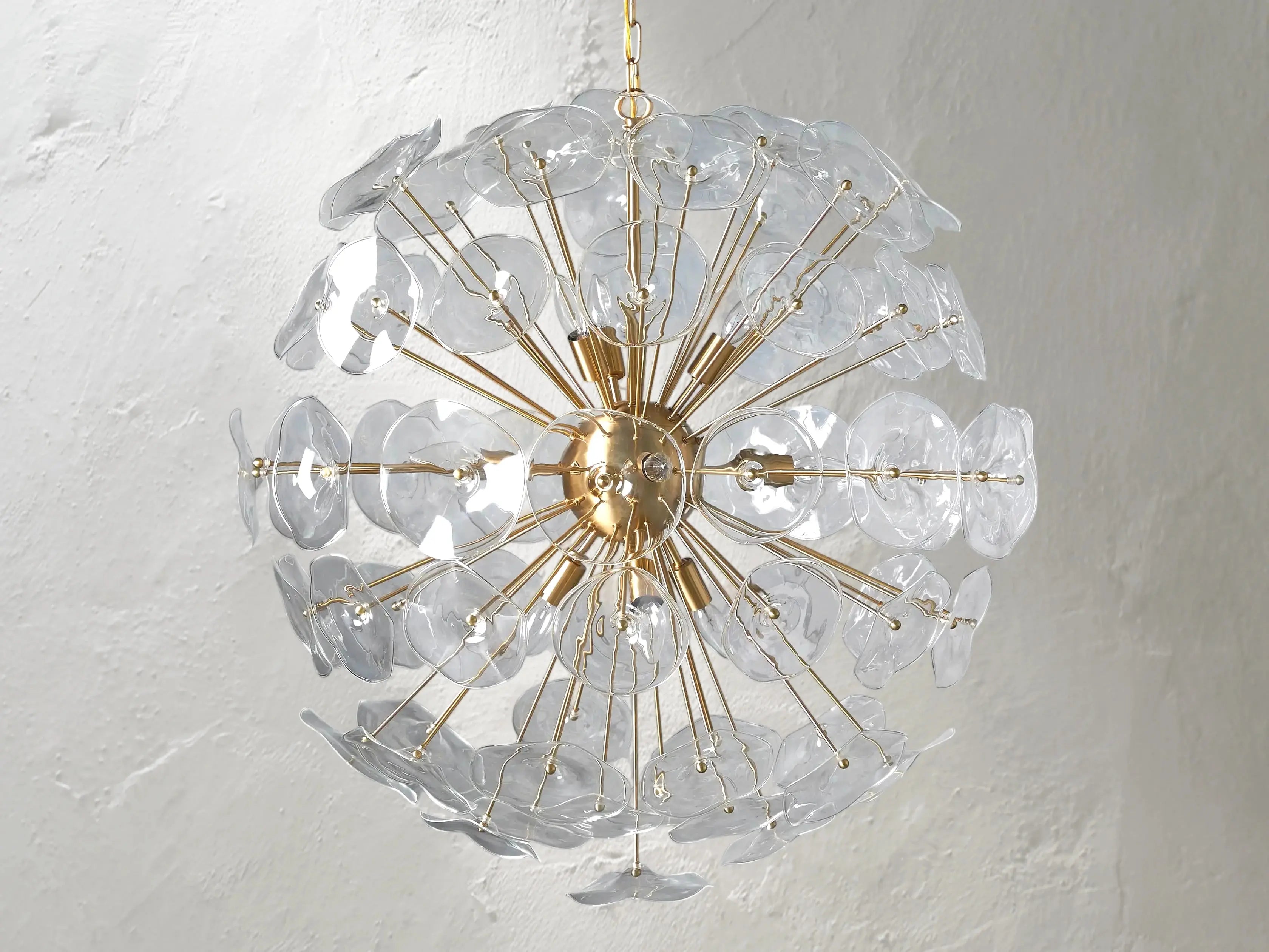 Morning Glory Round Chandelier ZELNO LIGHTING
