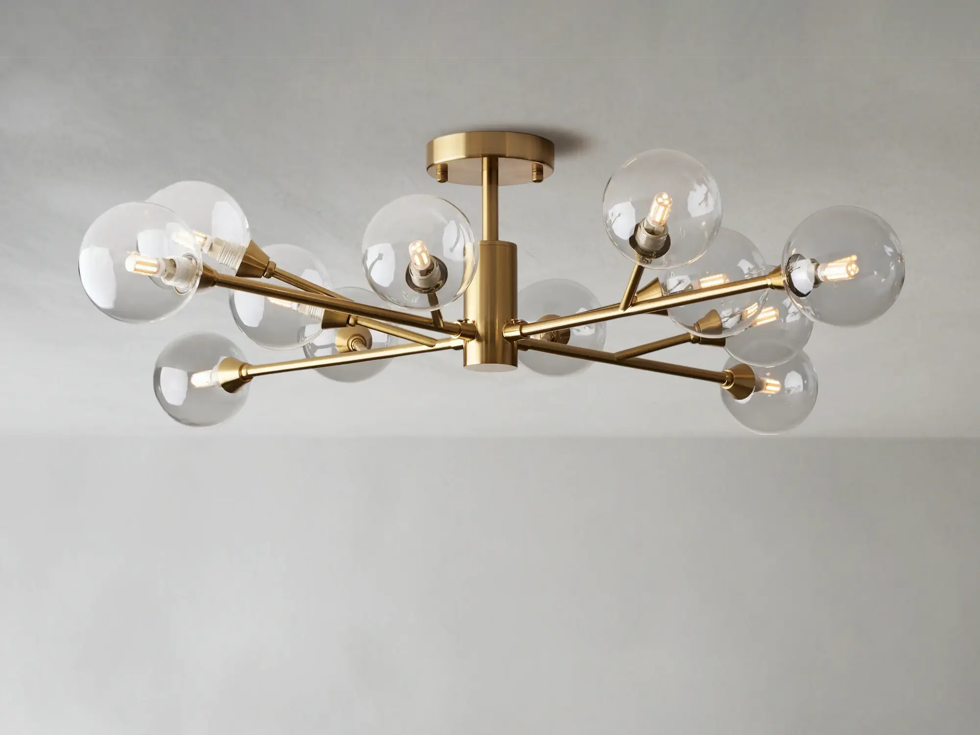 Bollo Flush Mount ZELNO LIGHTING
