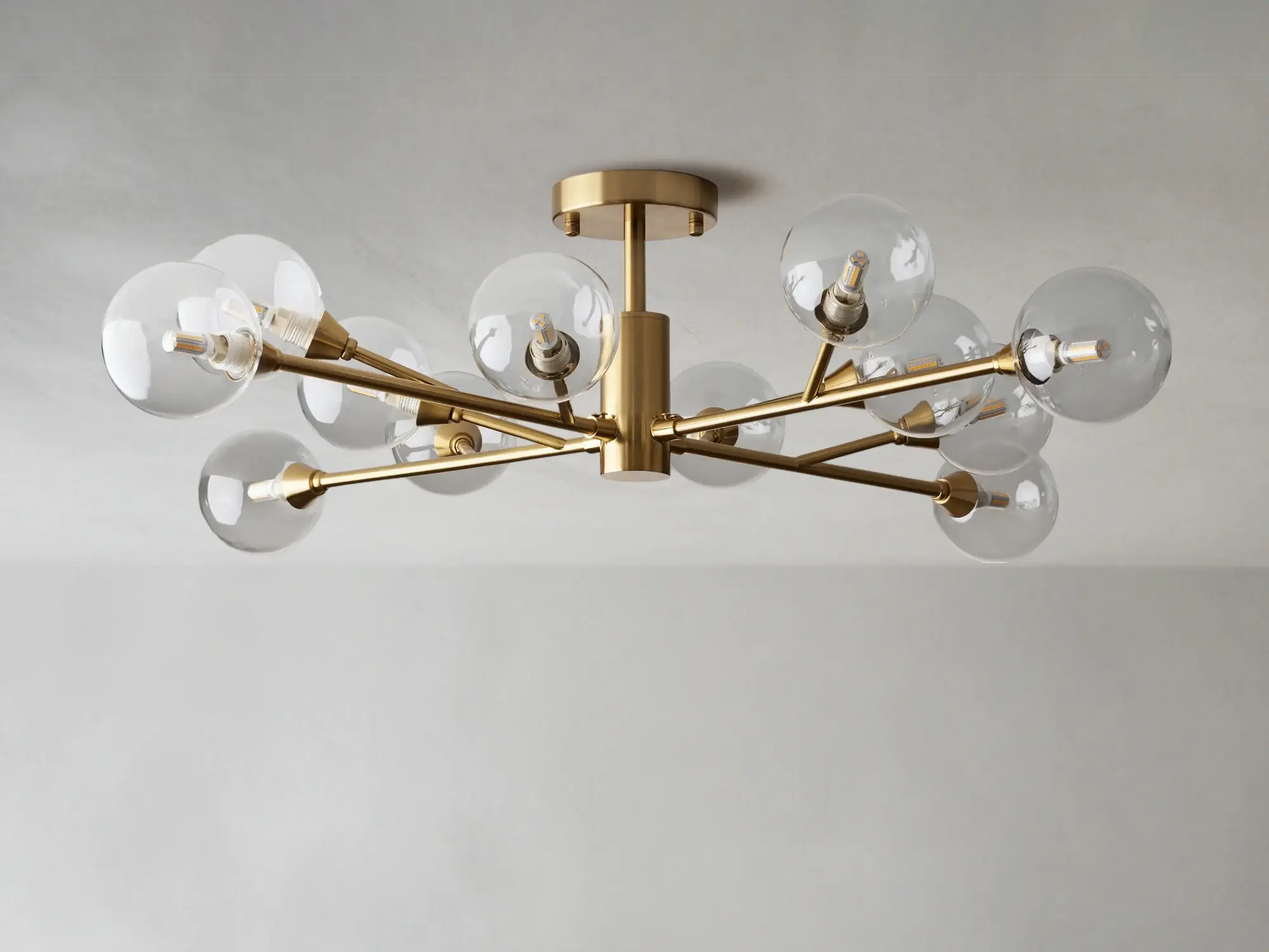 Bollo Flush Mount ZELNO LIGHTING