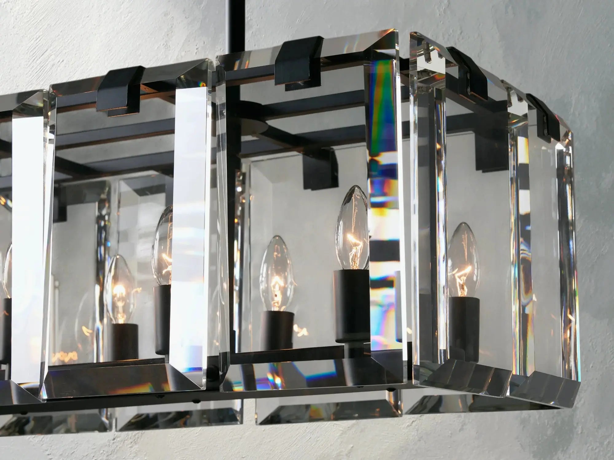 Kamaya Rectangular Chandelier ZELNO LIGHTING