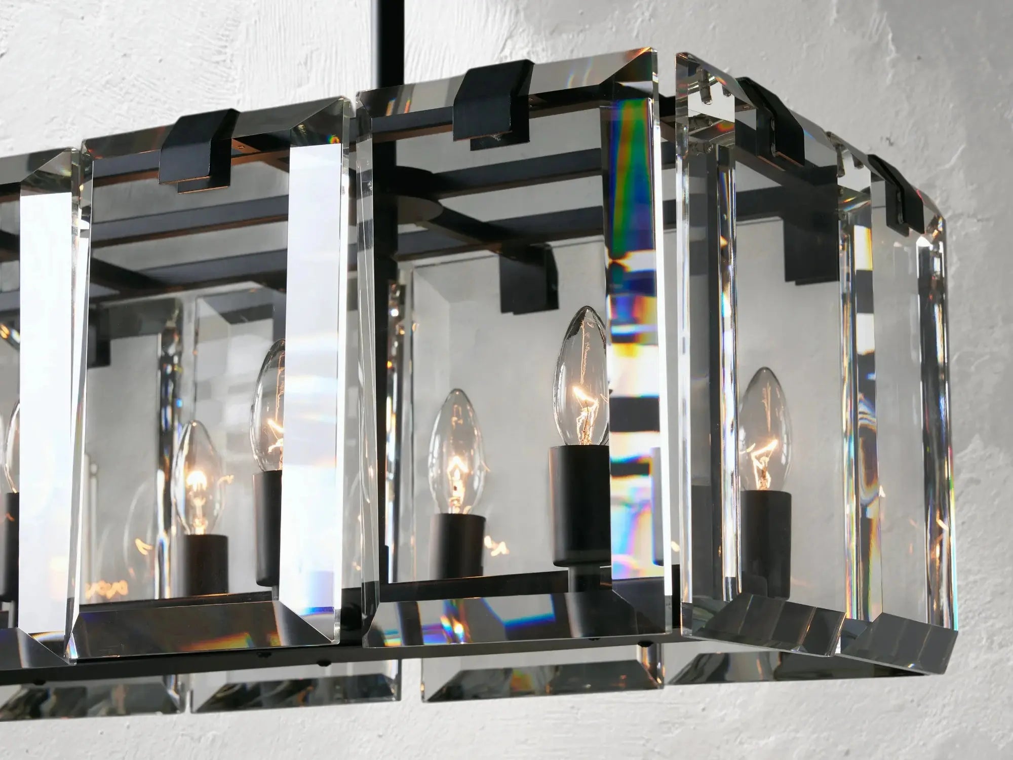 Kamaya Rectangular Chandelier ZELNO LIGHTING