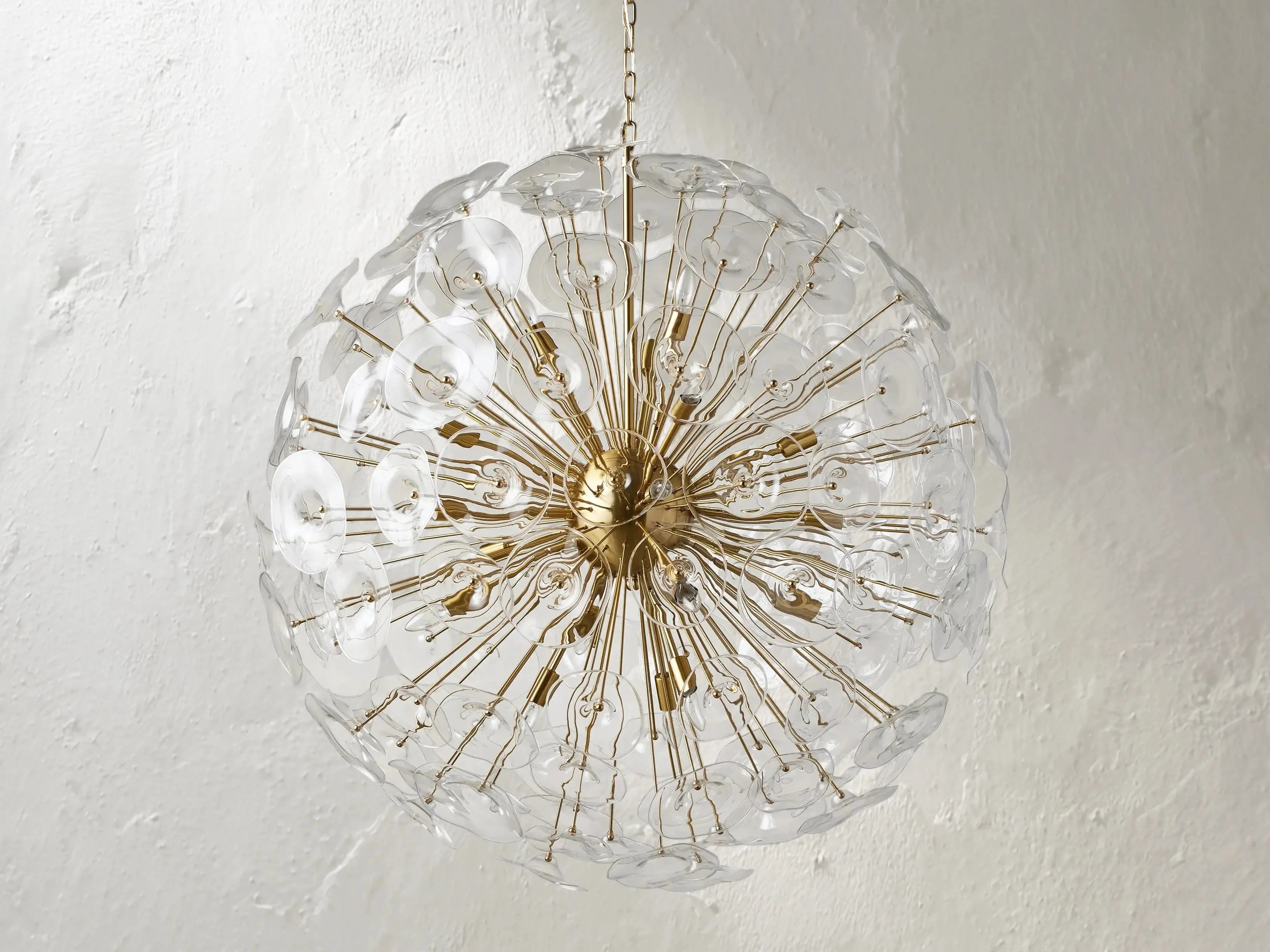 Morning Glory Round Chandelier ZELNO LIGHTING