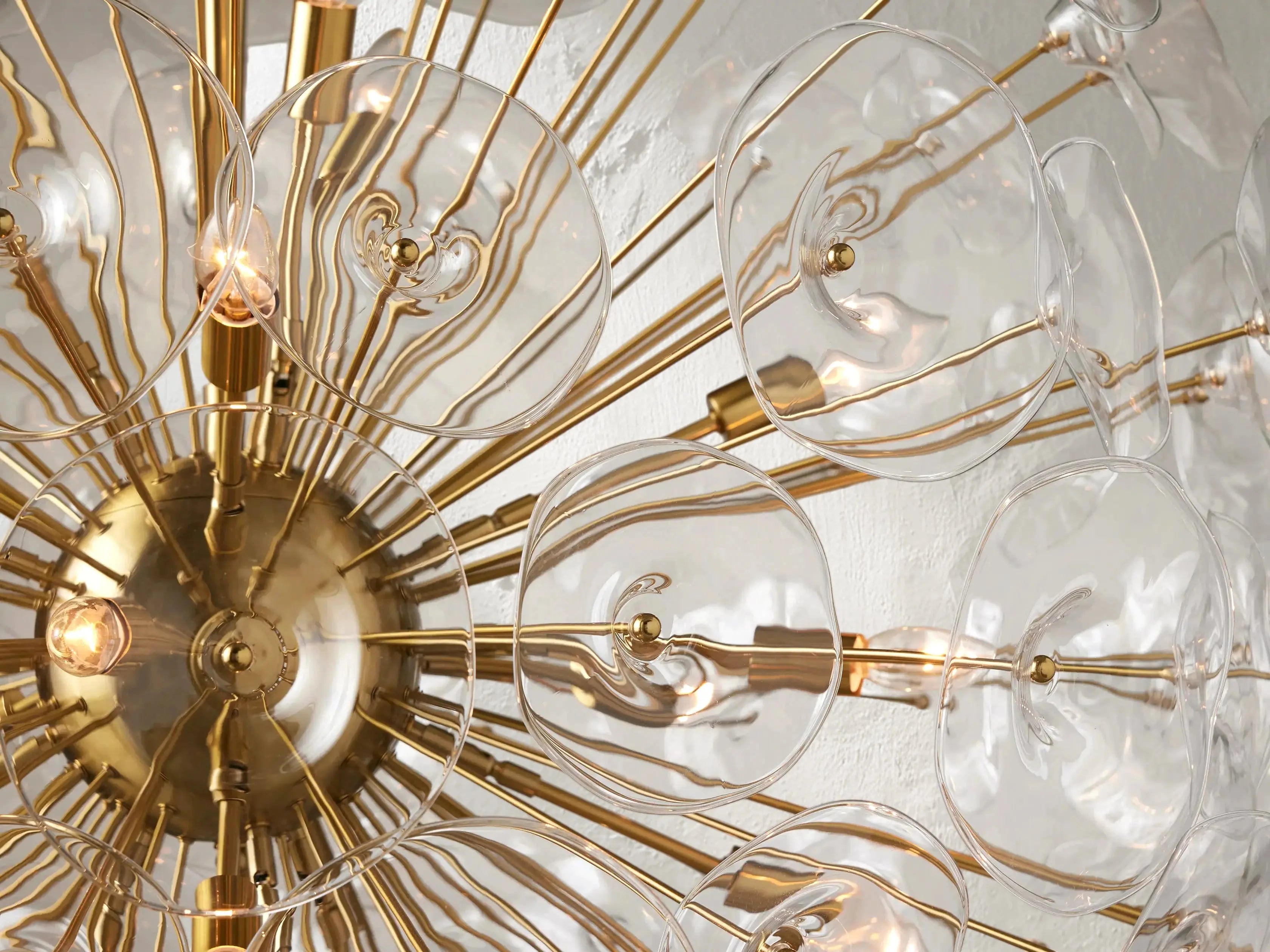 Morning Glory Round Chandelier ZELNO LIGHTING