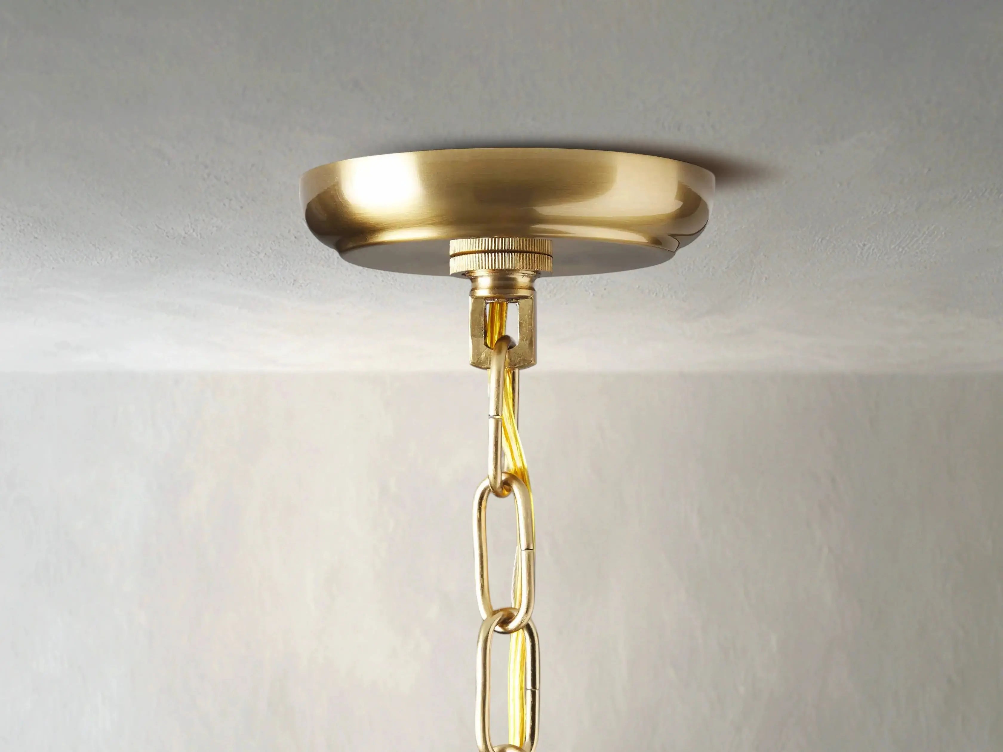 Morning Glory Round Chandelier ZELNO LIGHTING