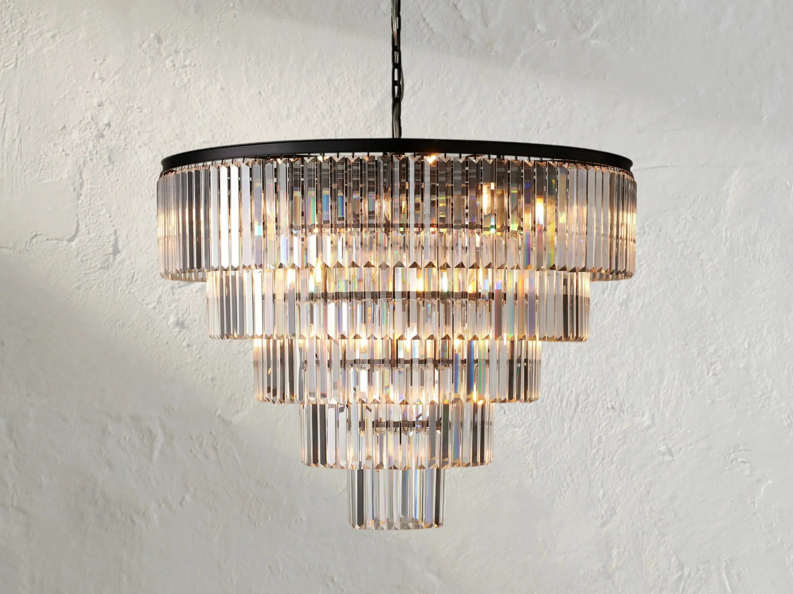Molyland Tiered Round Chandelier ZELNO LIGHTING