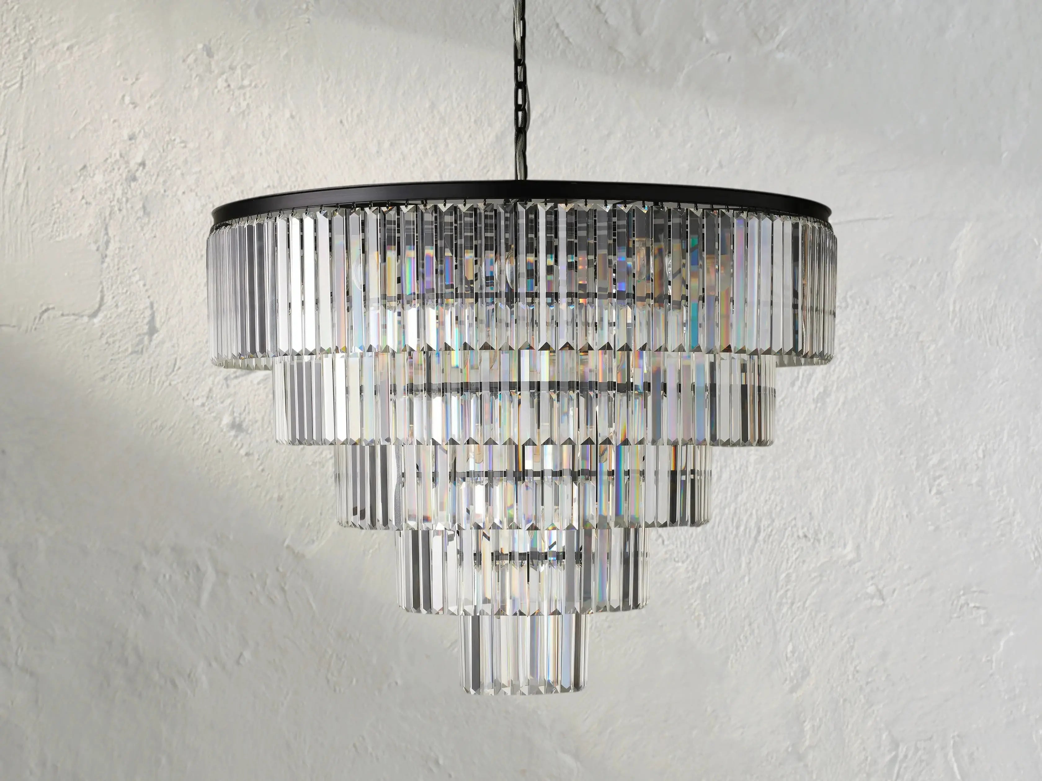 Molyland Tiered Round Chandelier ZELNO LIGHTING