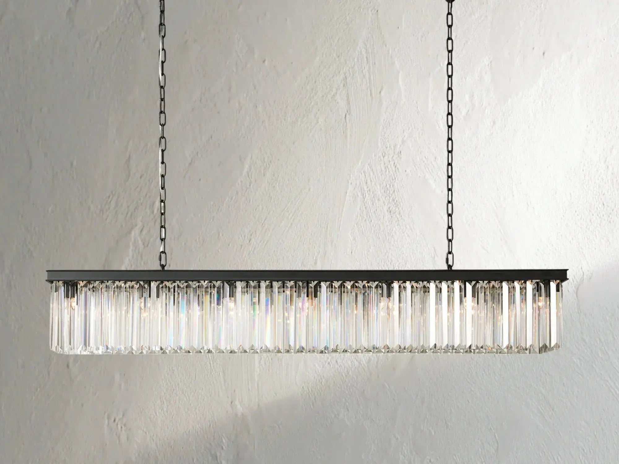 Molyland Rectangular Chandelier ZELNO LIGHTING