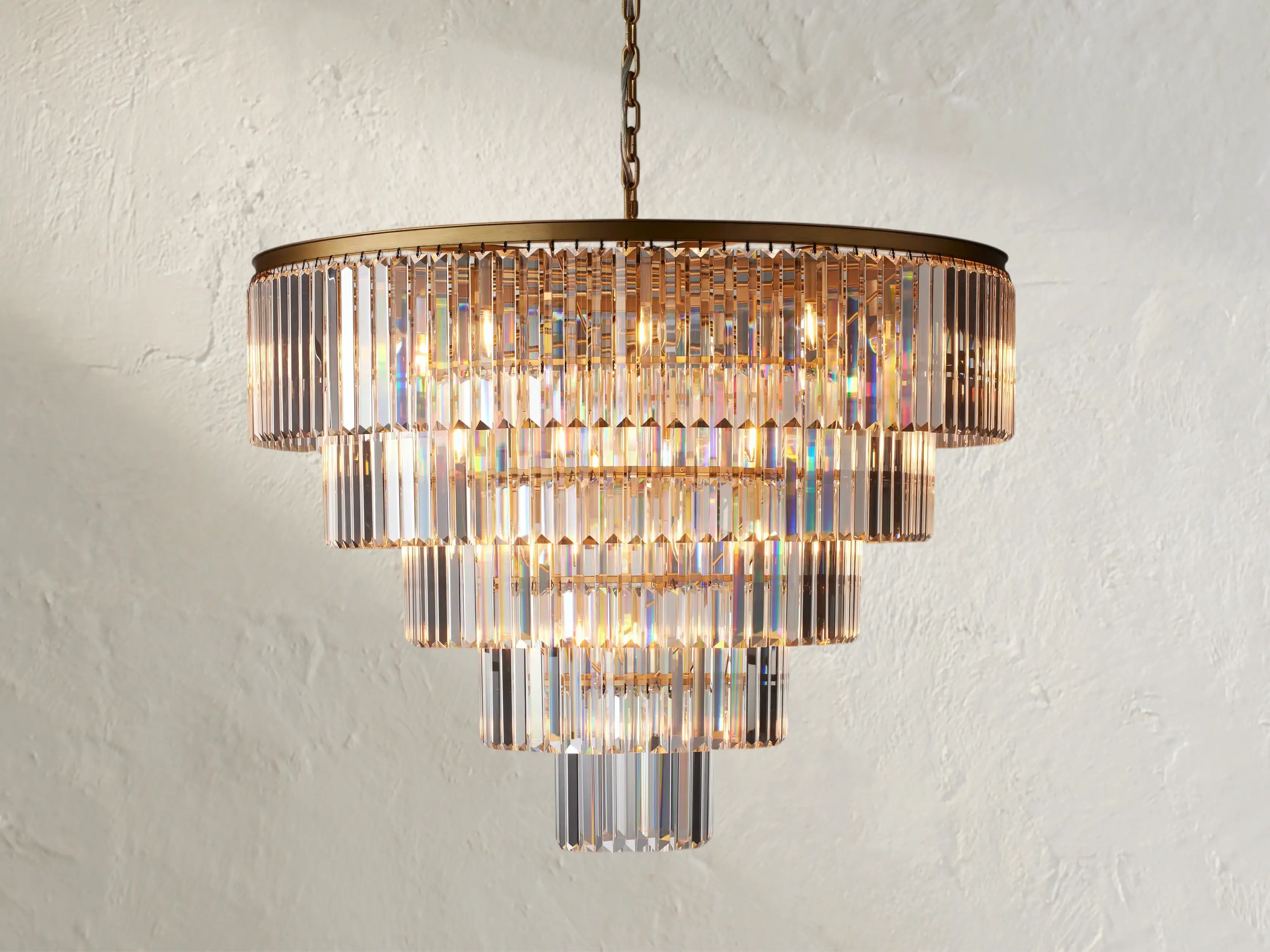 Molyland Tiered Round Chandelier ZELNO LIGHTING