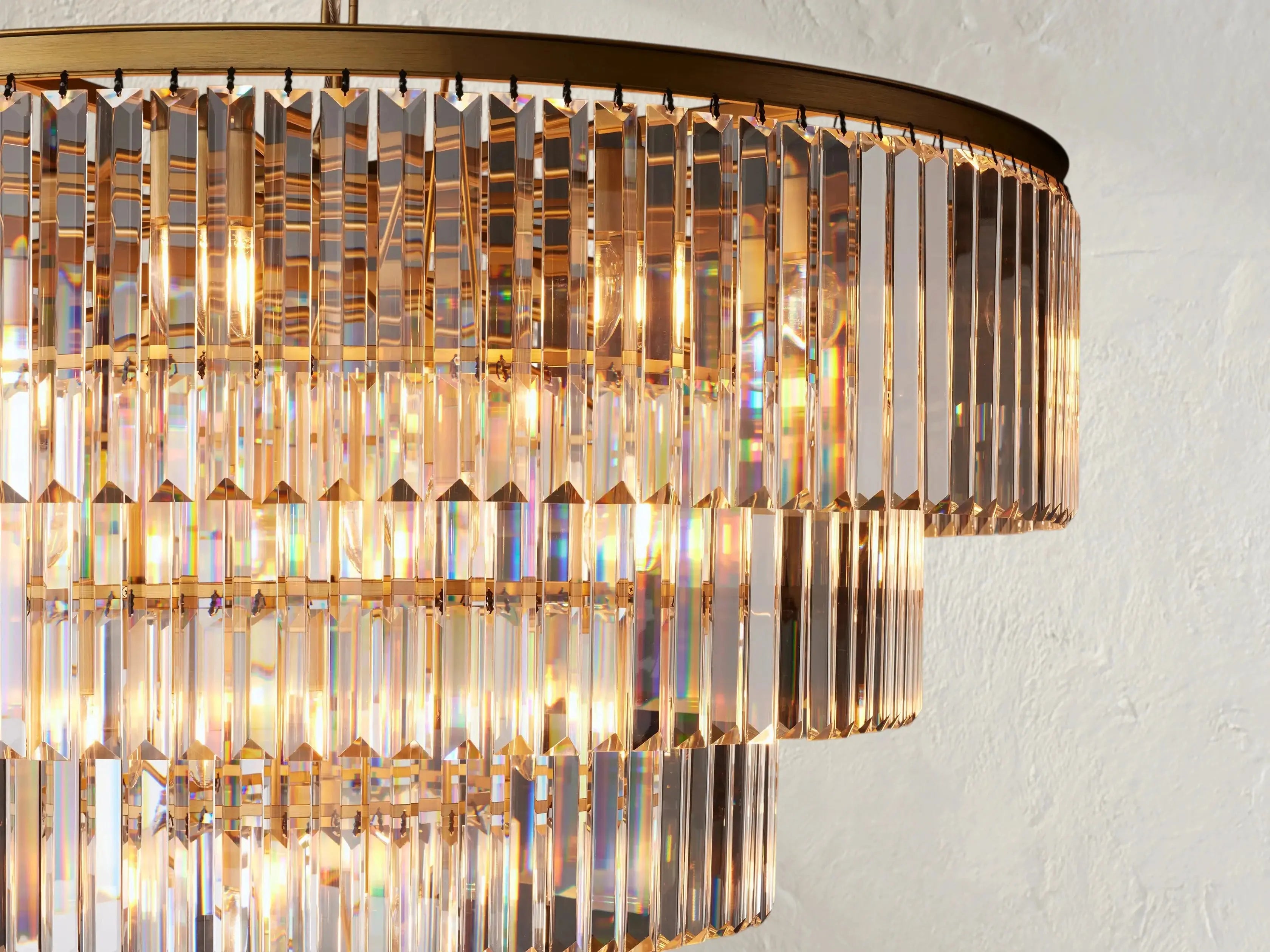 Molyland Tiered Round Chandelier ZELNO LIGHTING