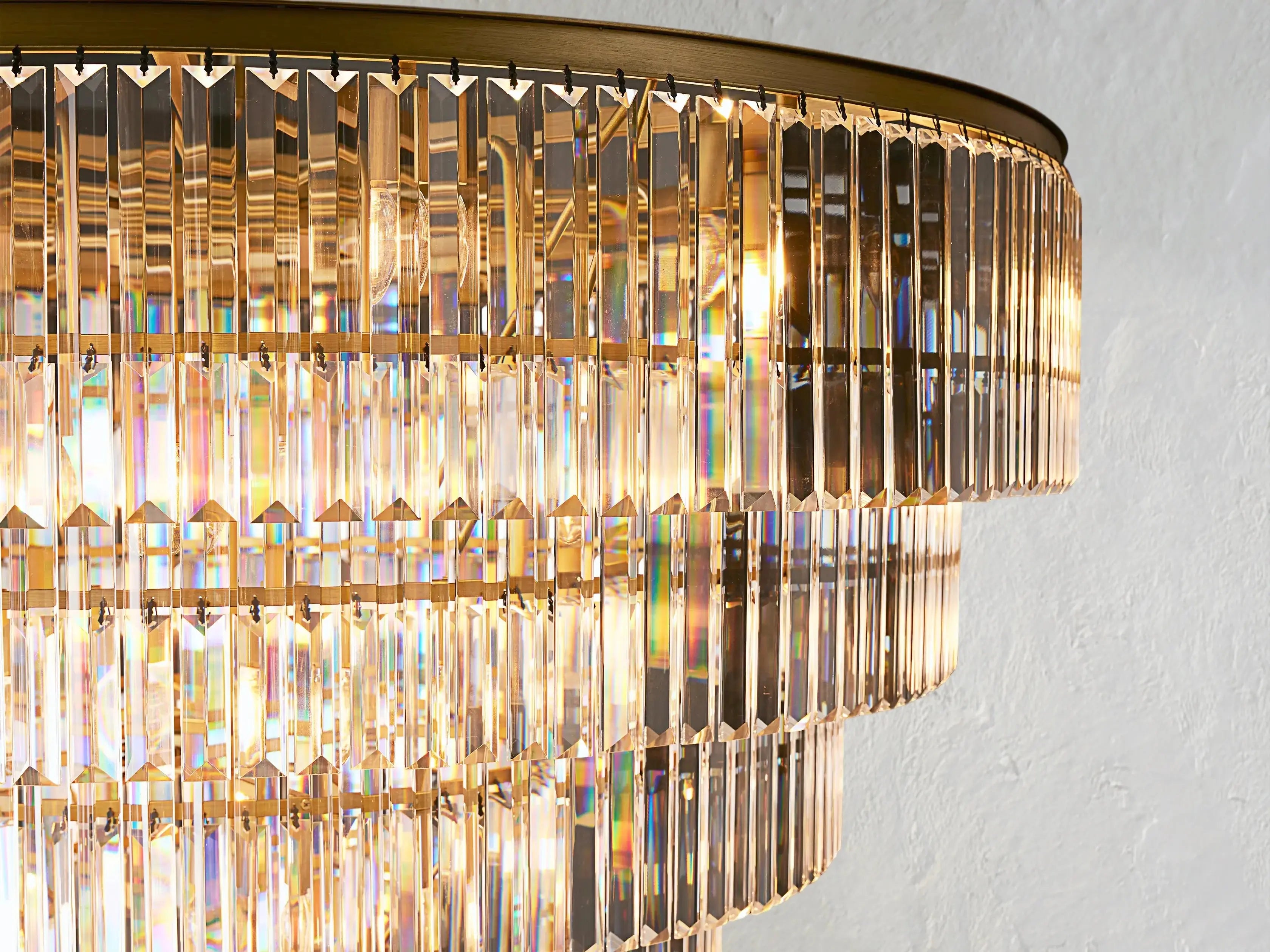 Molyland Tiered Round Chandelier ZELNO LIGHTING