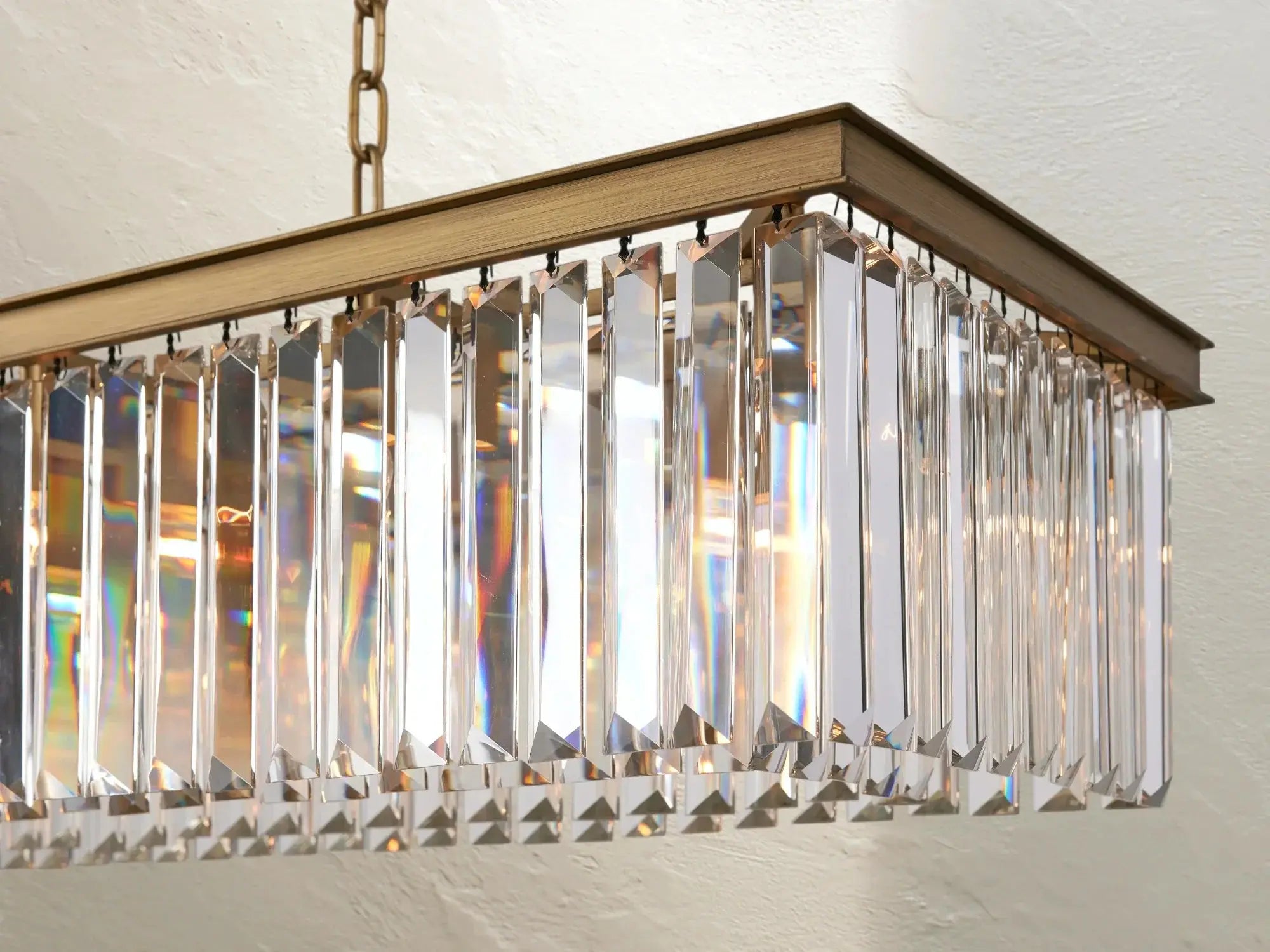 Molyland Rectangular Chandelier ZELNO LIGHTING