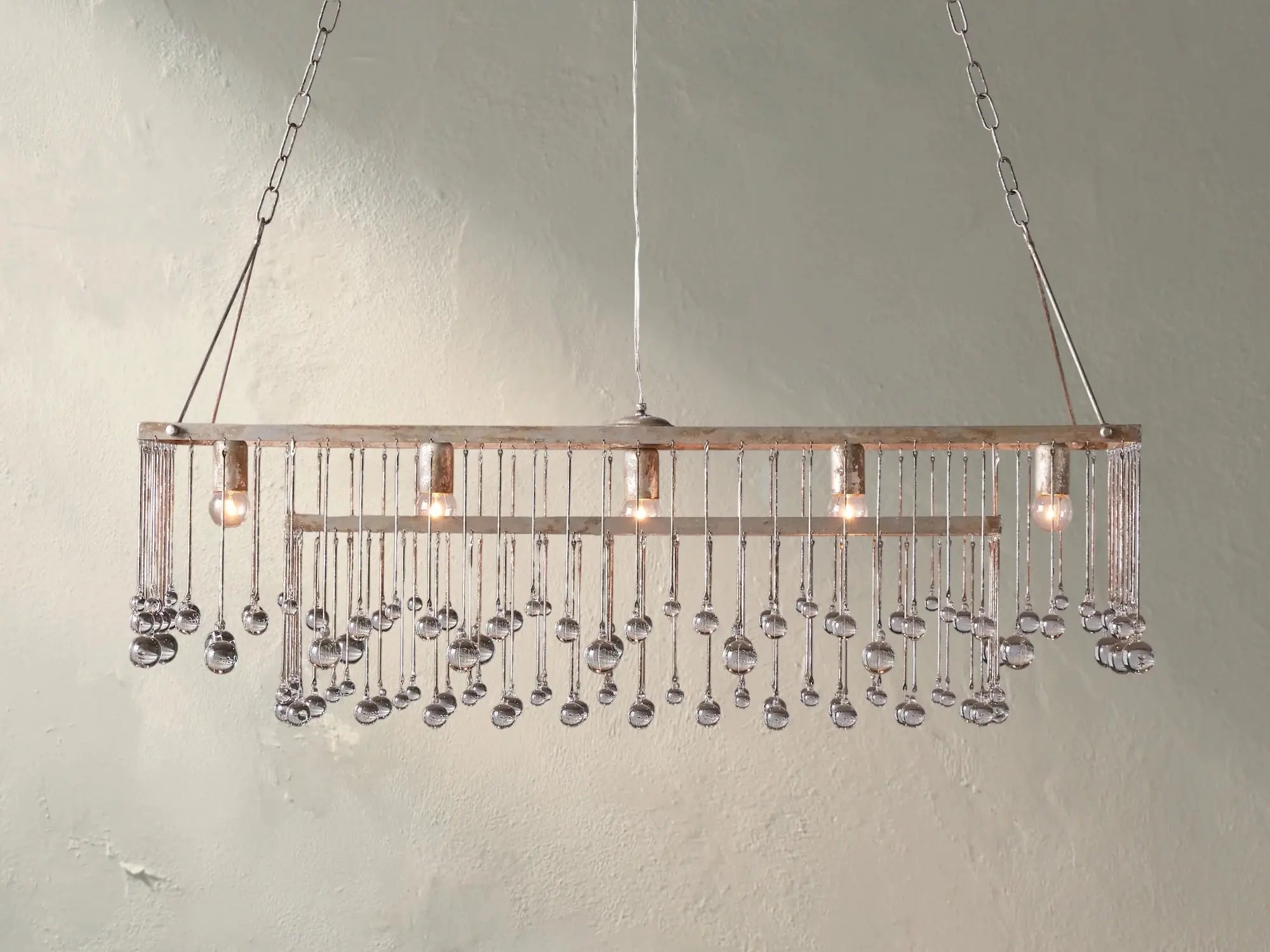 Galior Rectangular Chandelier ZELNO LIGHTING