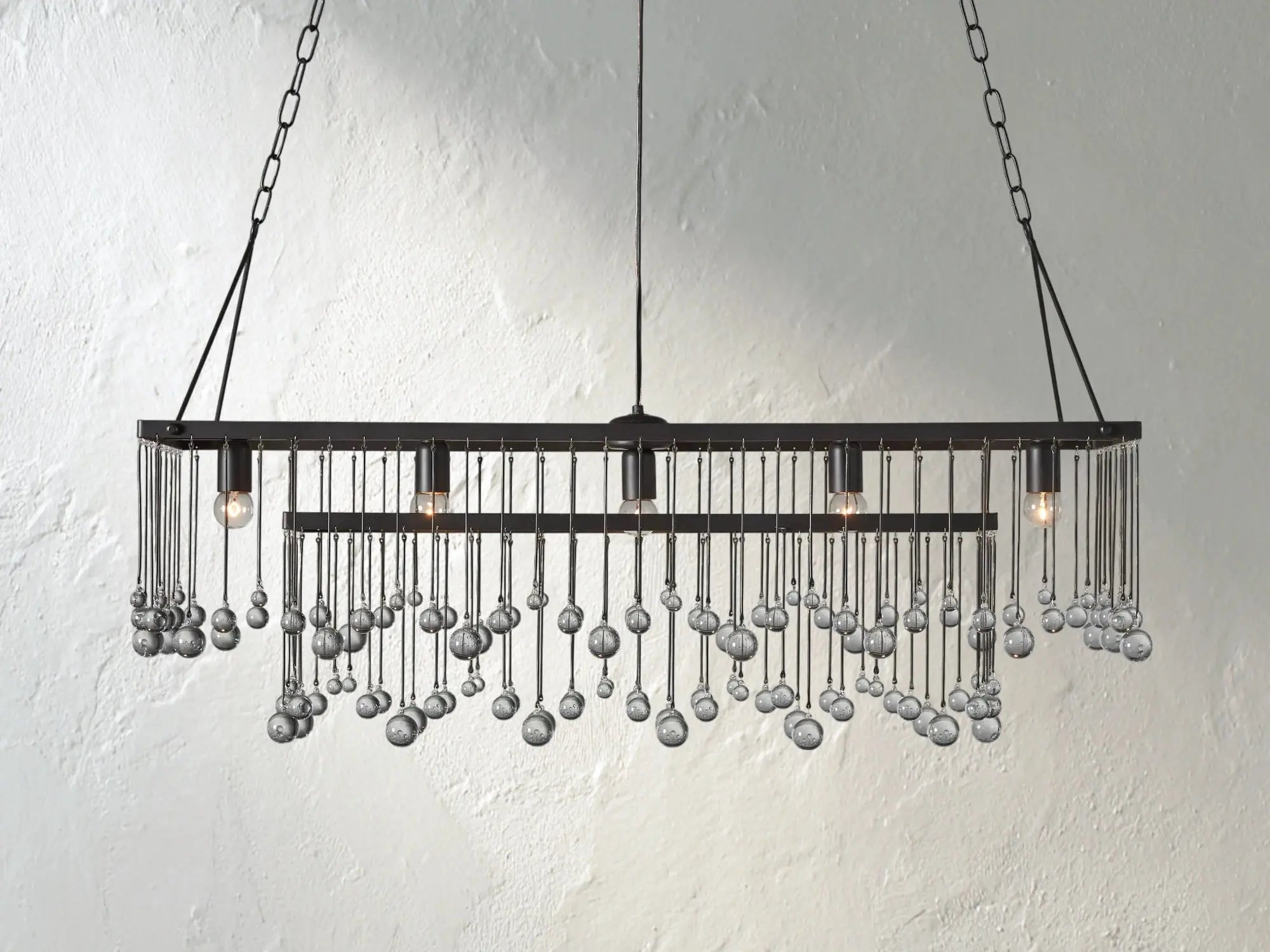 Galior Rectangular Chandelier ZELNO LIGHTING