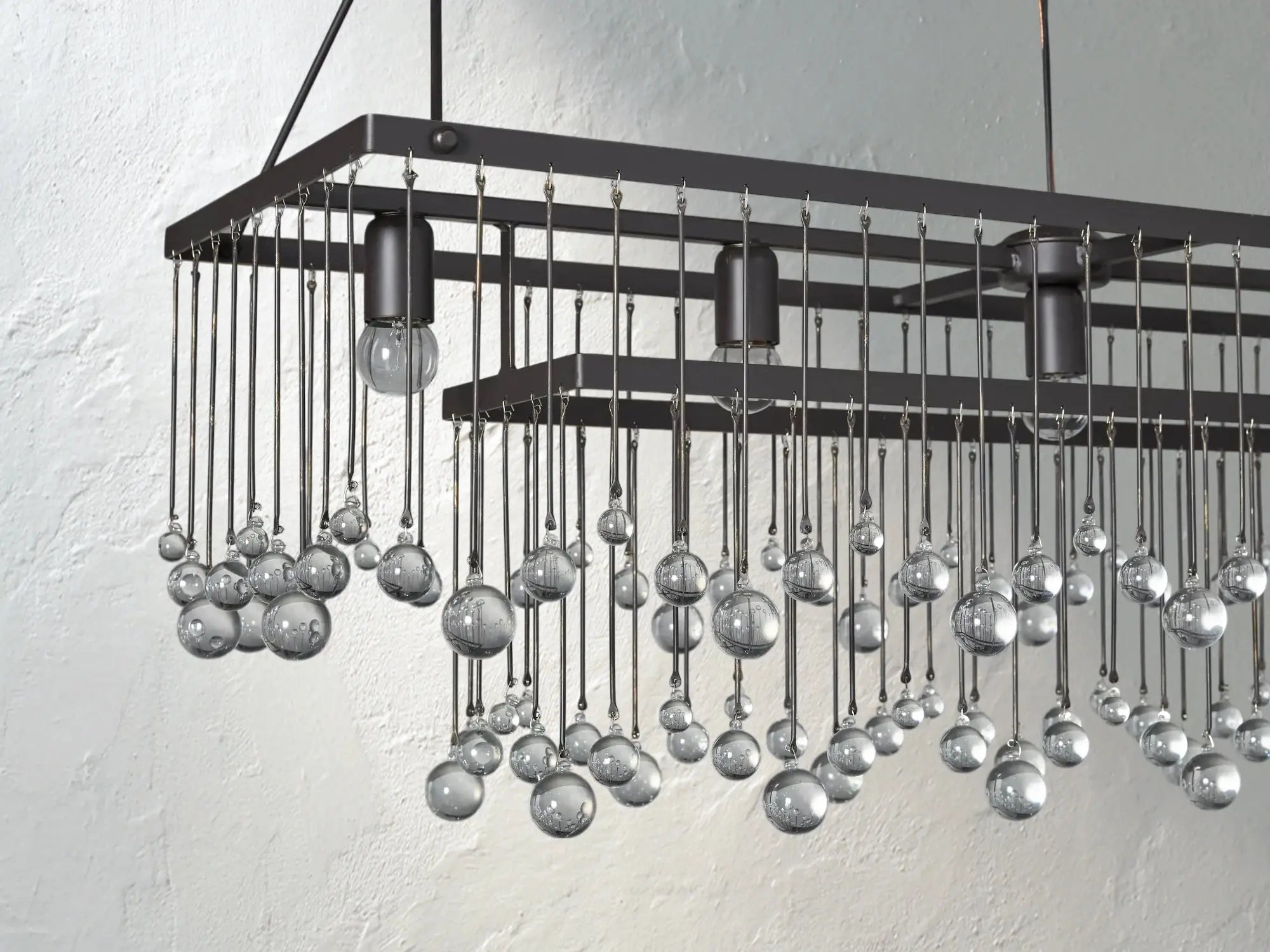 Galior Rectangular Chandelier ZELNO LIGHTING