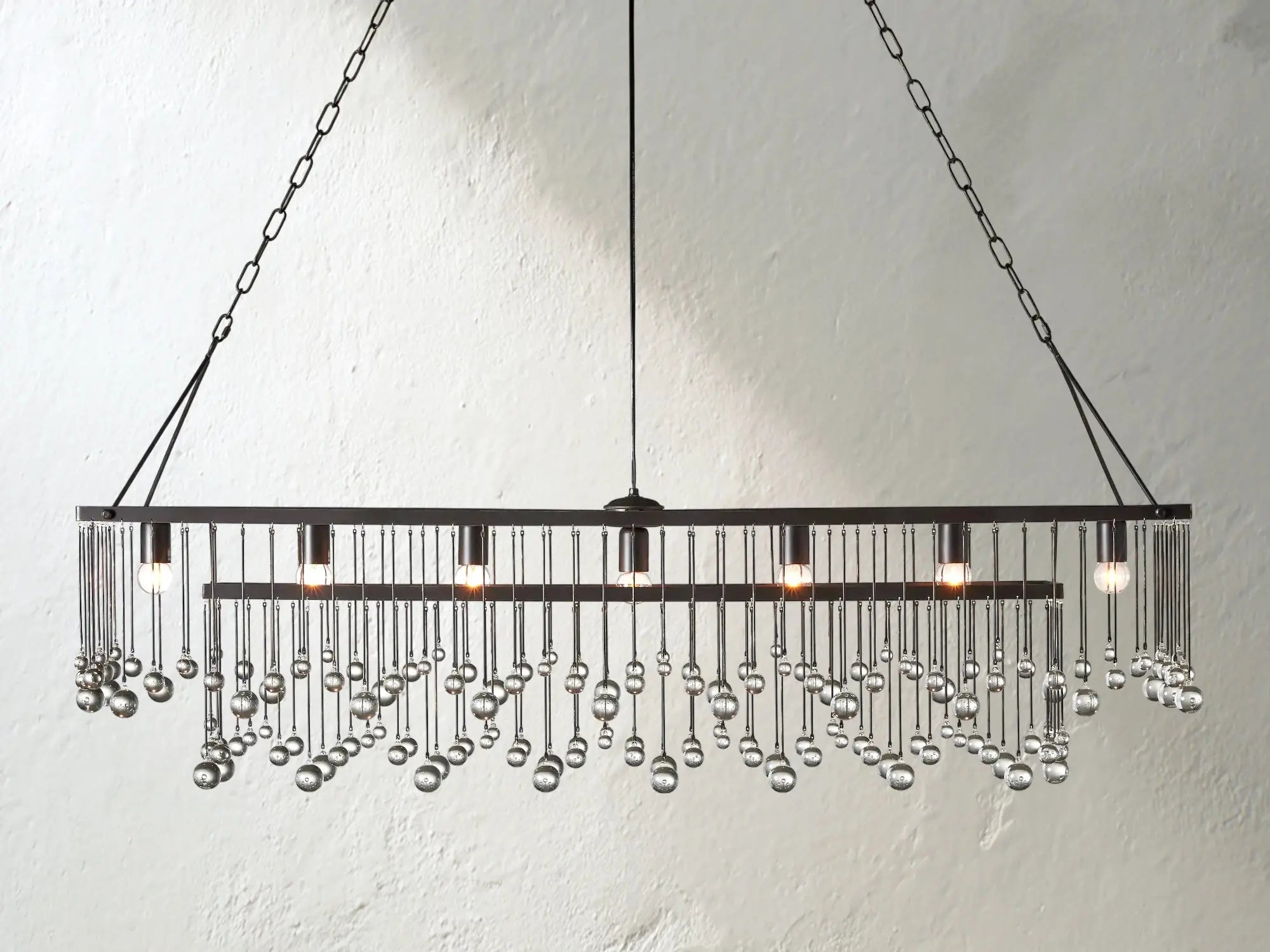 Galior Rectangular Chandelier ZELNO LIGHTING