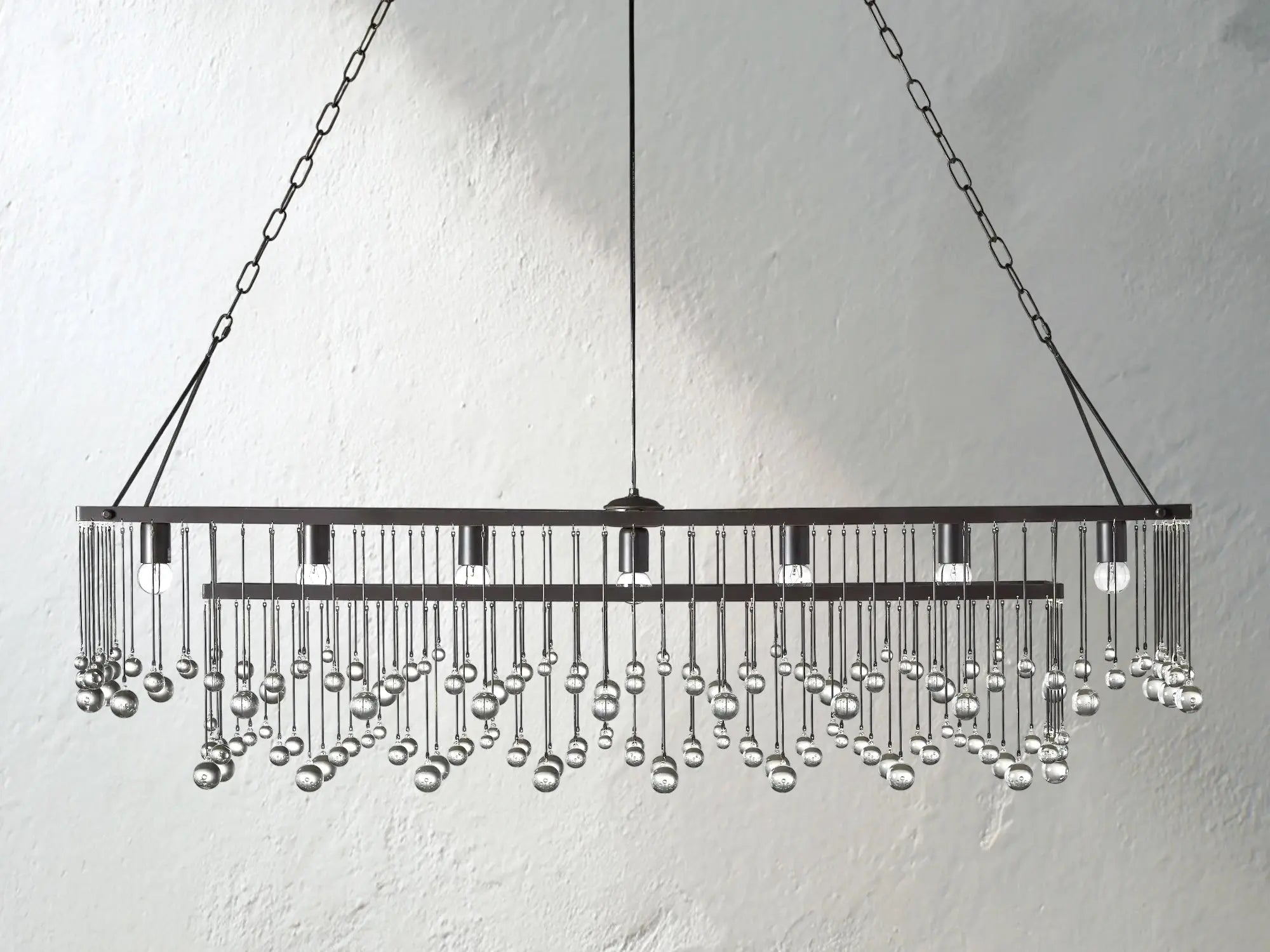 Galior Rectangular Chandelier ZELNO LIGHTING