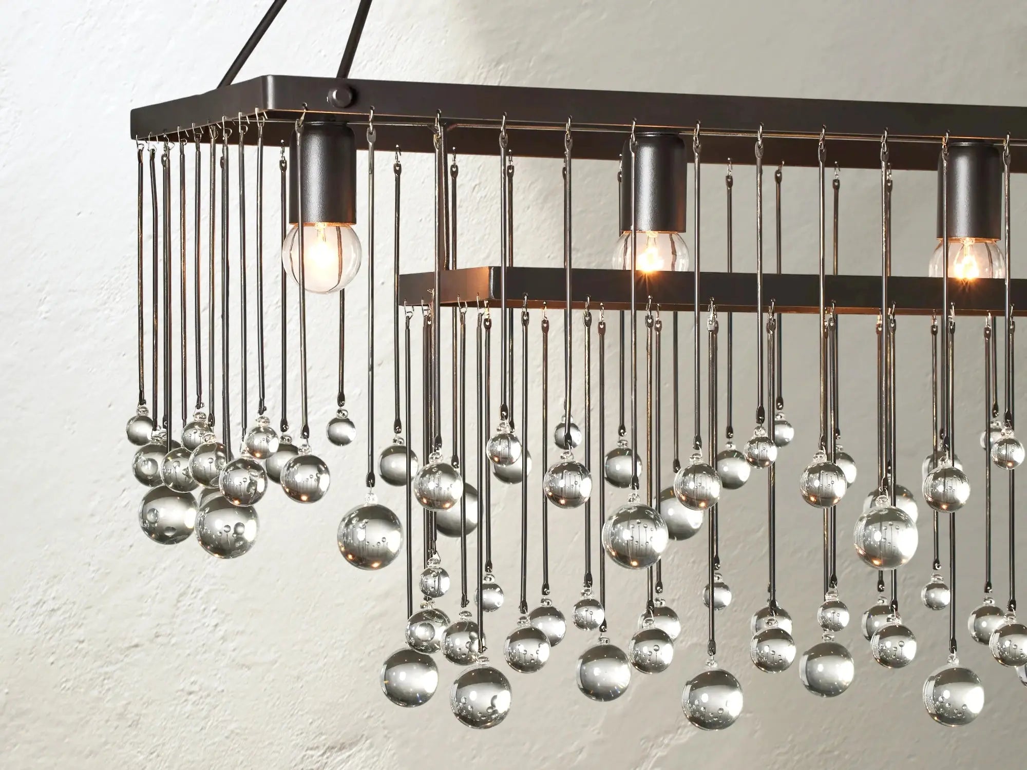 Galior Rectangular Chandelier ZELNO LIGHTING
