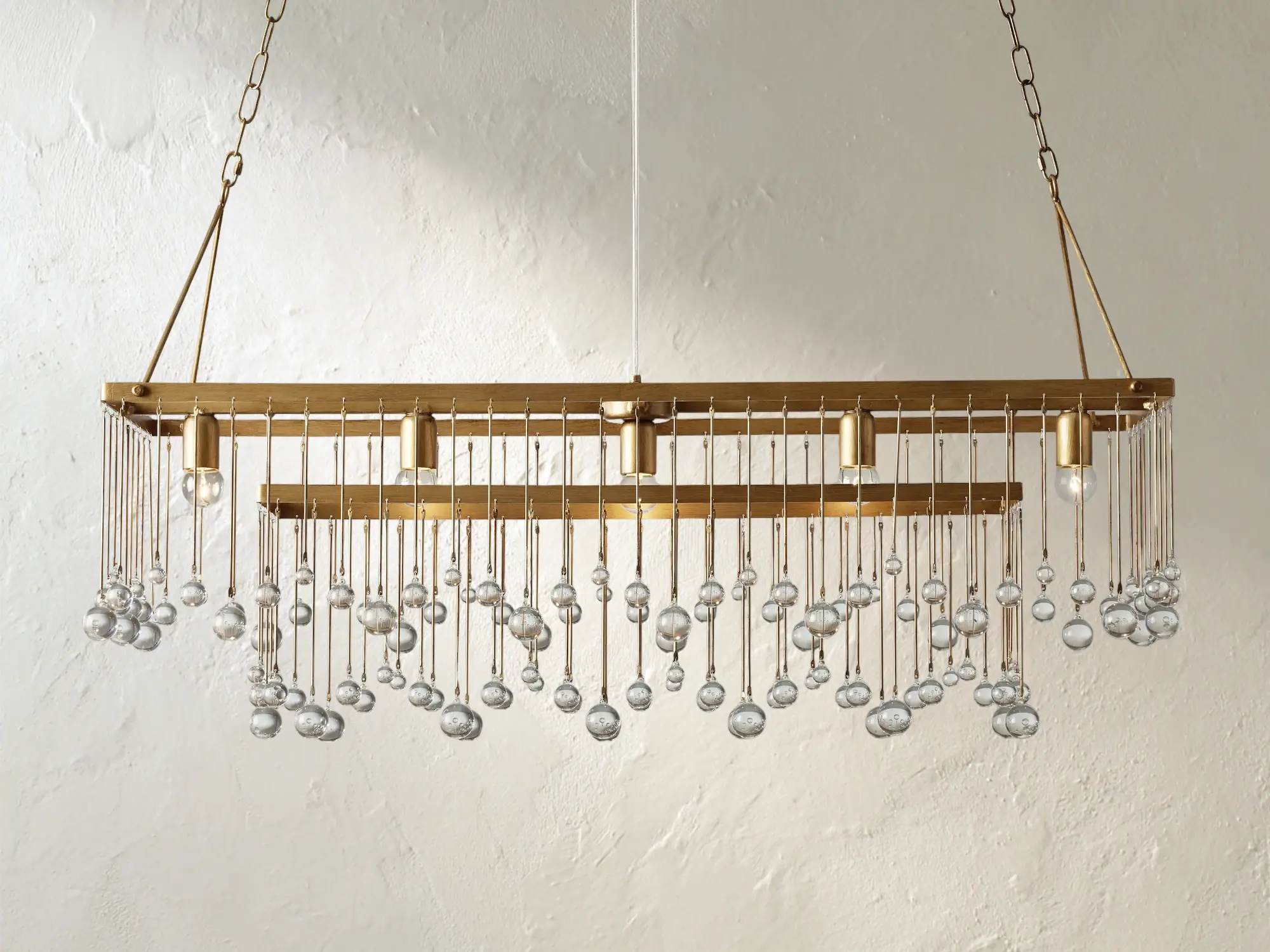 Galior Rectangular Chandelier ZELNO LIGHTING